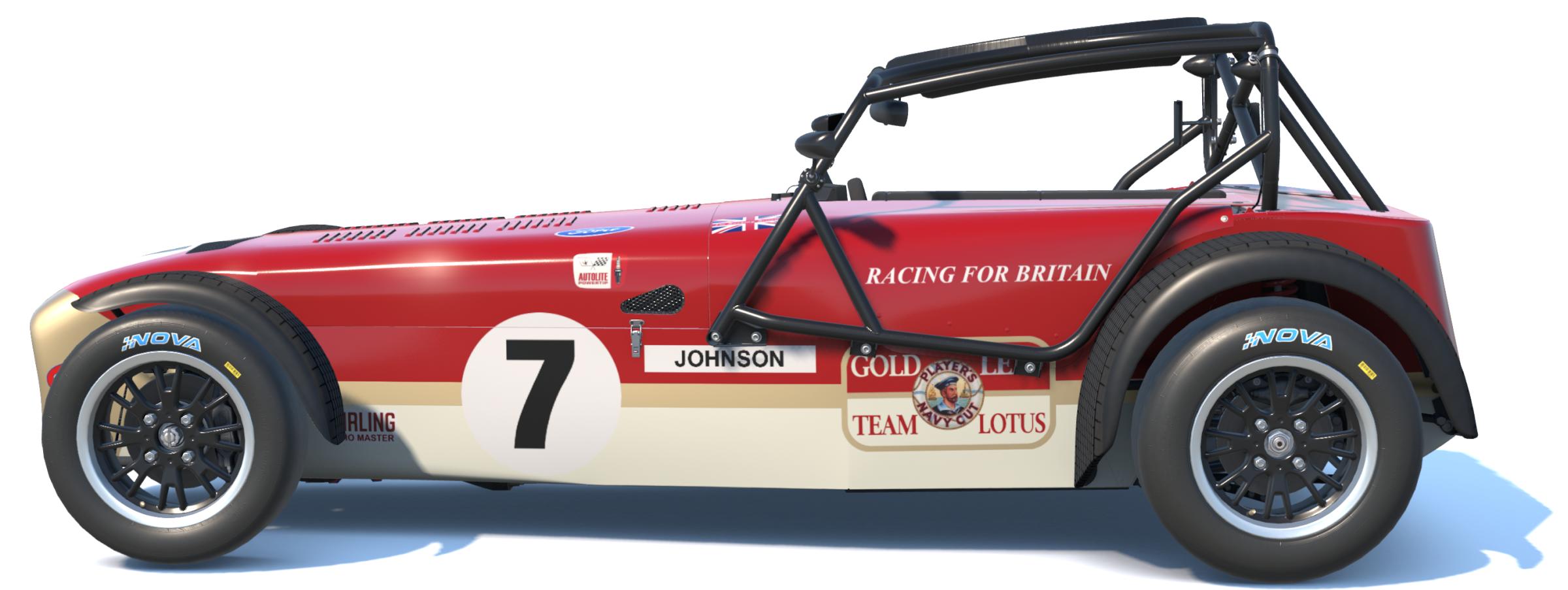 Preview of GOLD LEAF TEAM LOTUS 7 by Bruce Johnson
