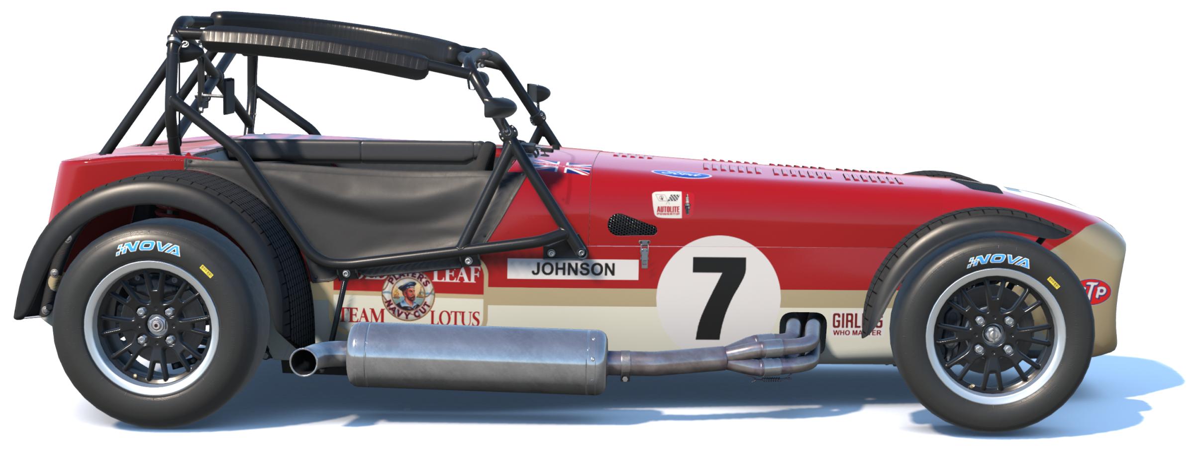 Preview of GOLD LEAF TEAM LOTUS 7 by Bruce Johnson