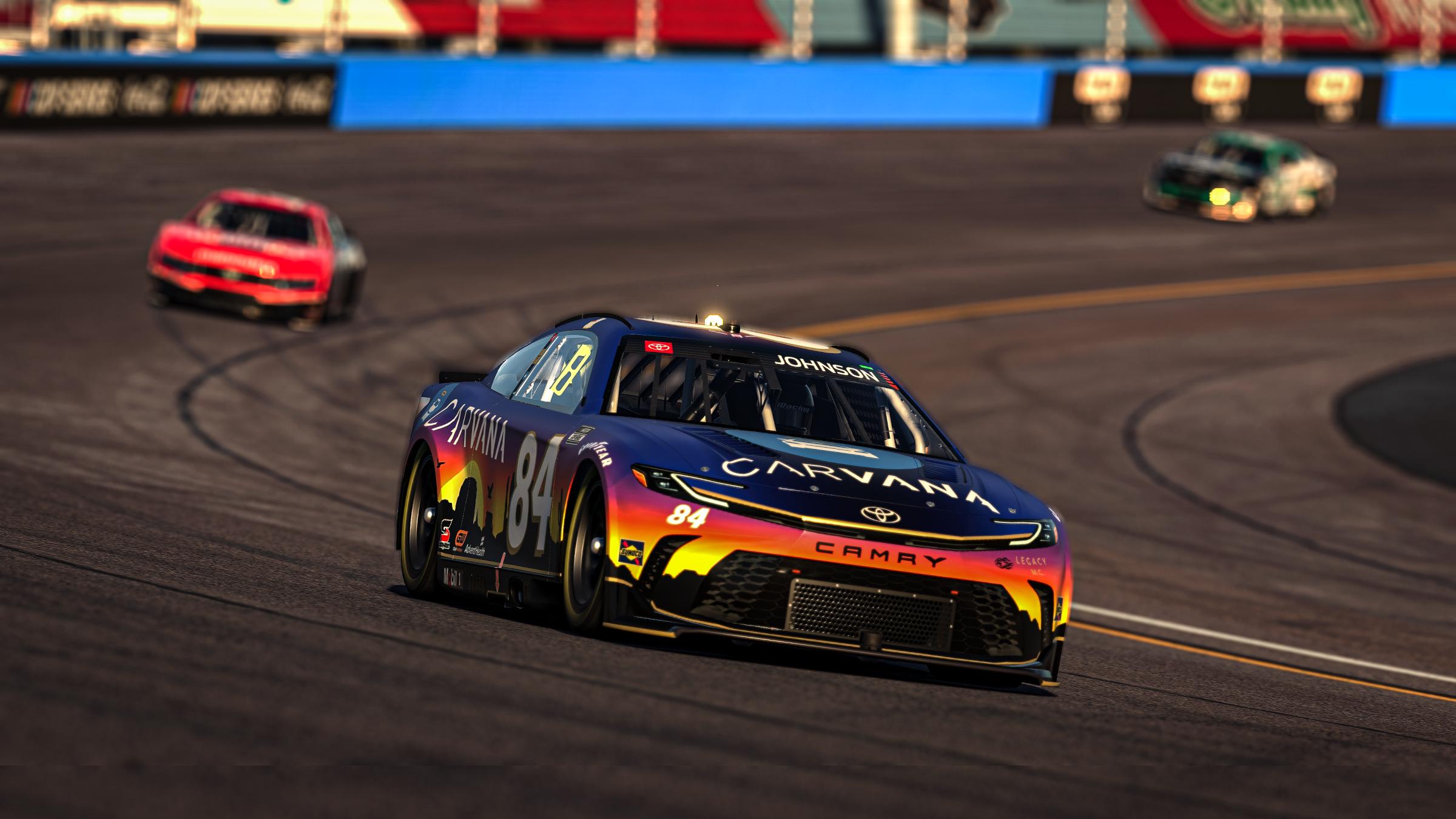 Preview of Jimmie Johnson 2024 Phoenix Sunrise Carvana Camry XSE by Matt Ridgway