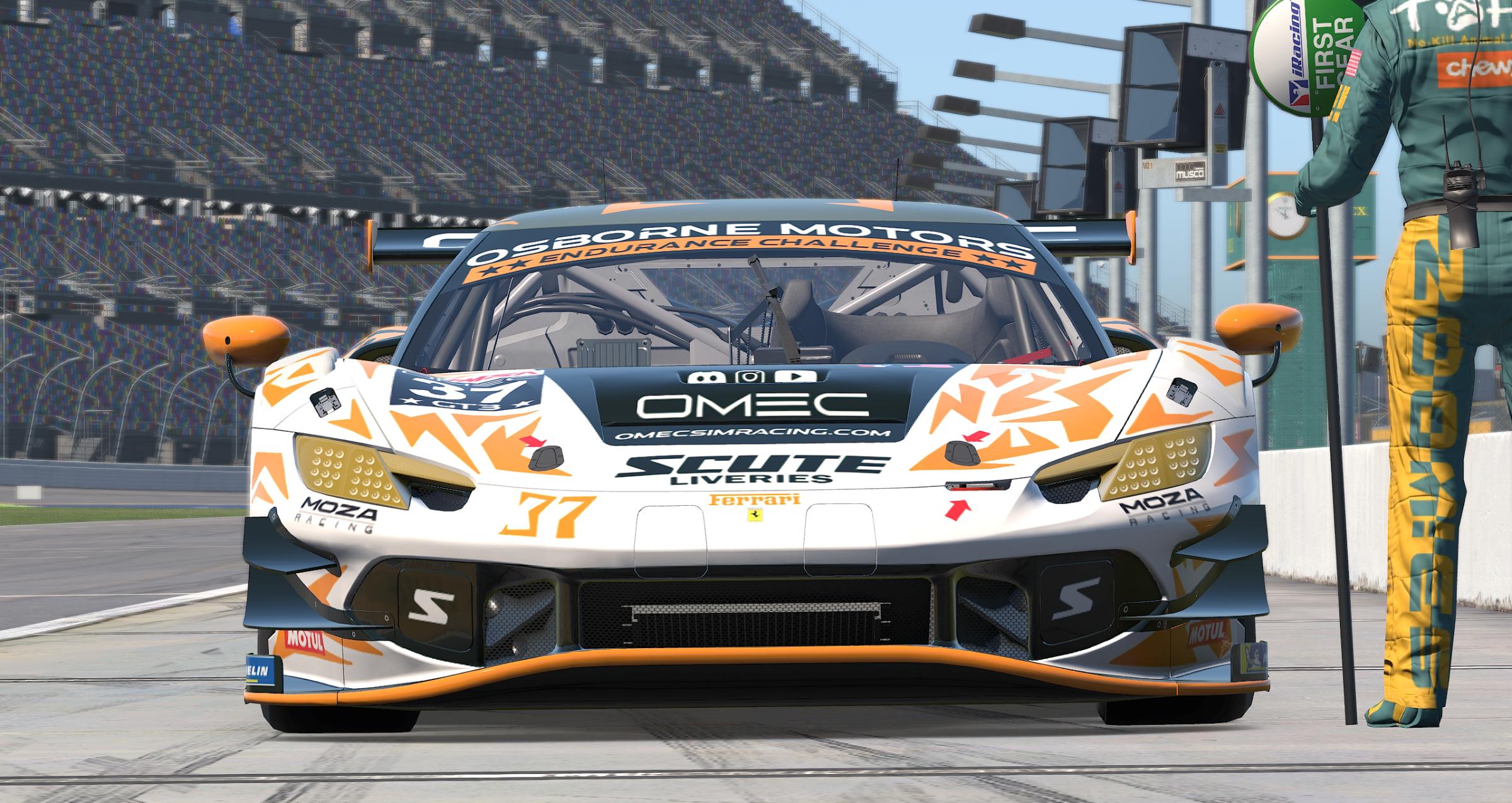 Preview of Scute Liveries Ferrari 296 GT3 "SnapJaw" v1.1 by Patrick Cantrell