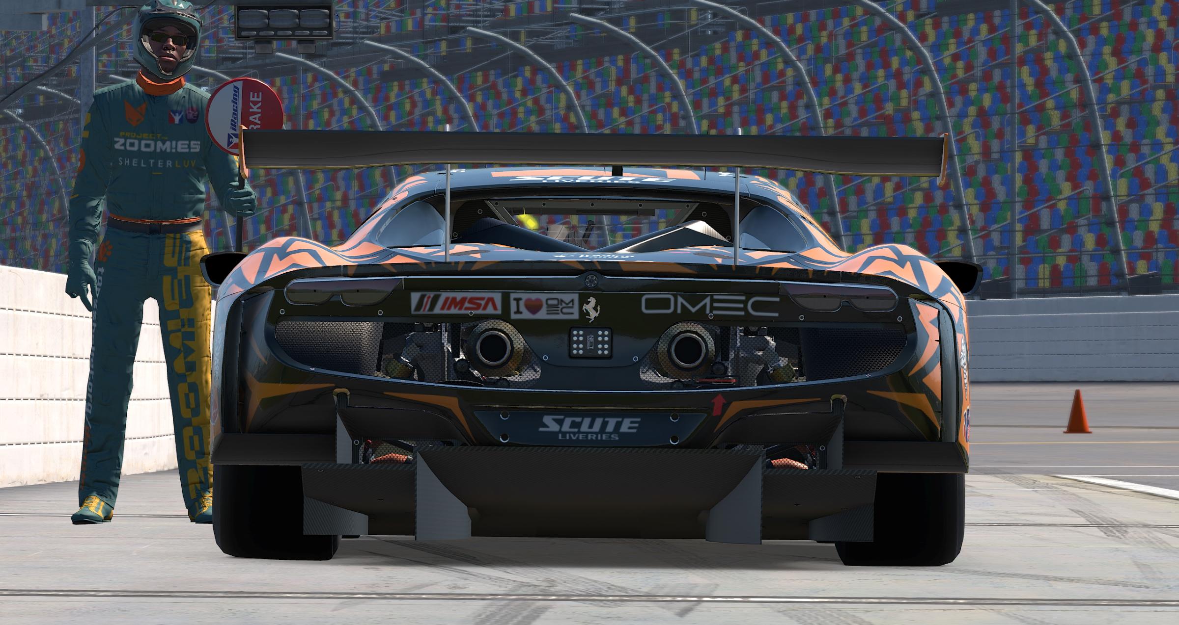 Preview of Scute Liveries Ferrari 296 GT3 "SnapJaw" v1.1 by Patrick Cantrell