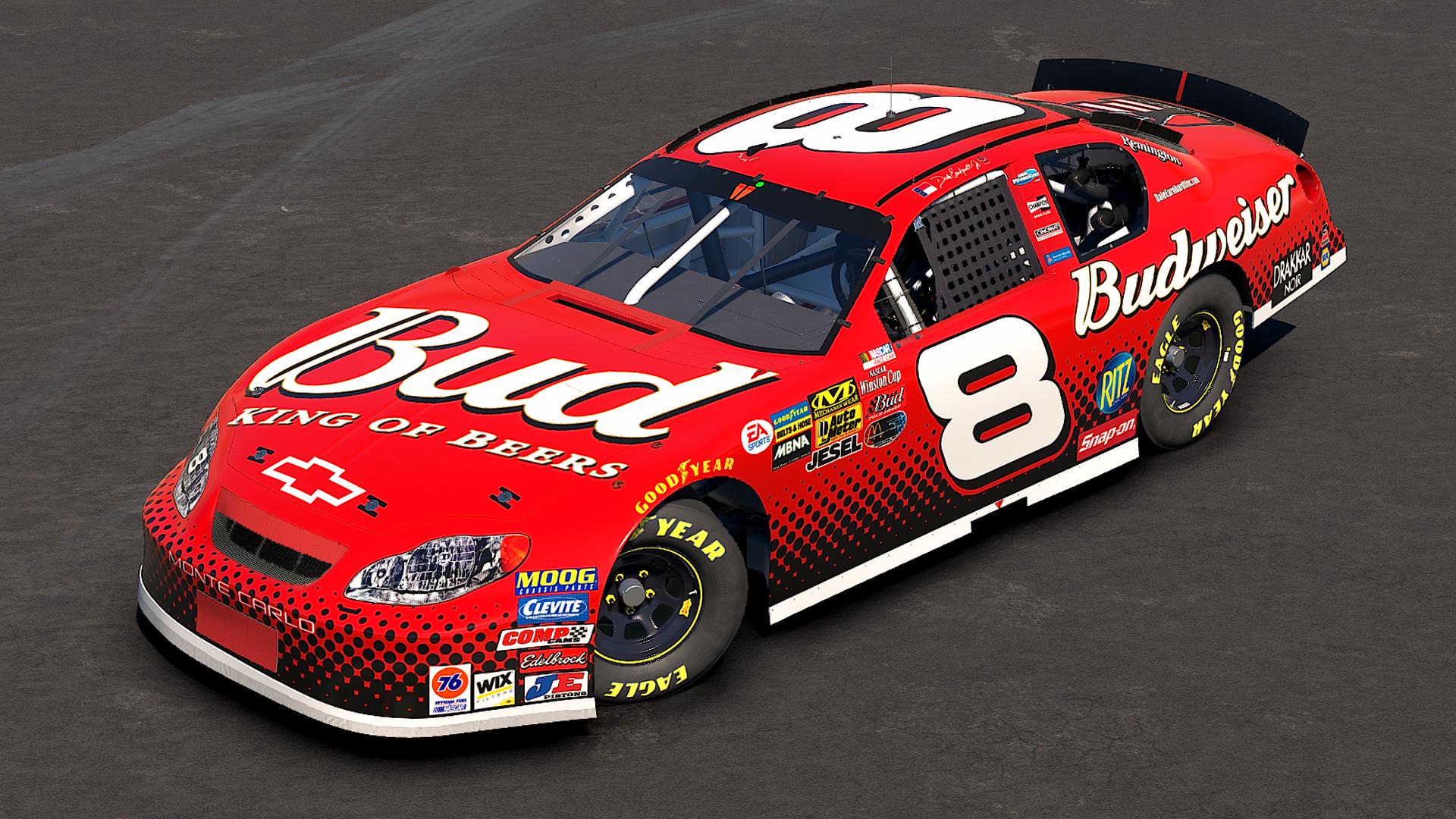 Preview of Dale Jr #8 Budweiser "Throw-forward" by Skyler Fox4