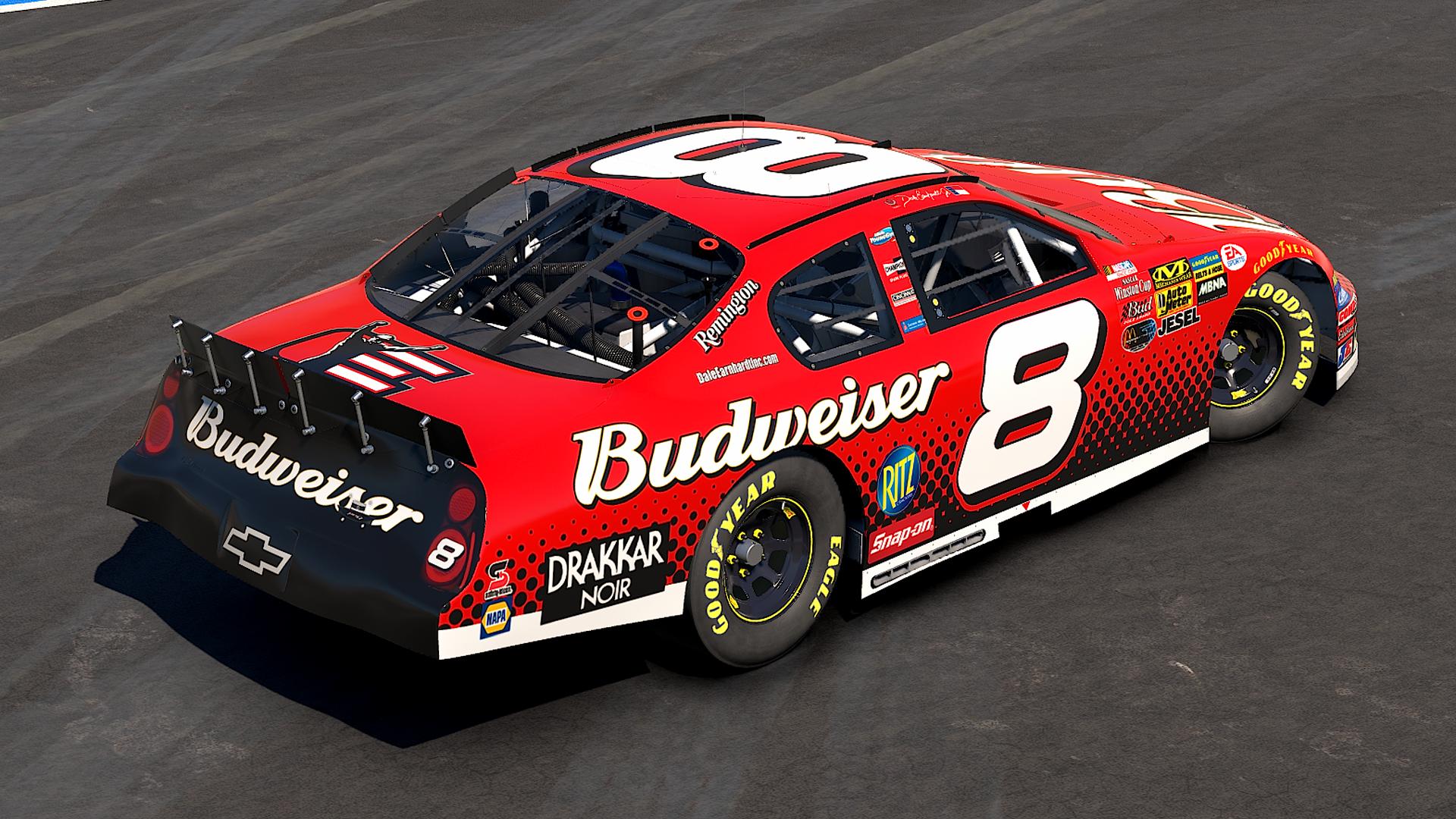 Preview of Dale Jr #8 Budweiser "Throw-forward" by Skyler Fox4