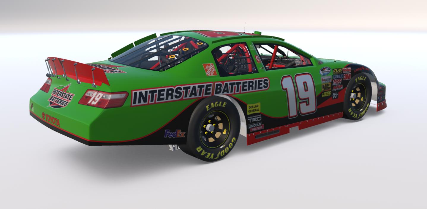 Preview of Interstate Batteries NNS Toyota Camry (Custom Number) by Will Bangs