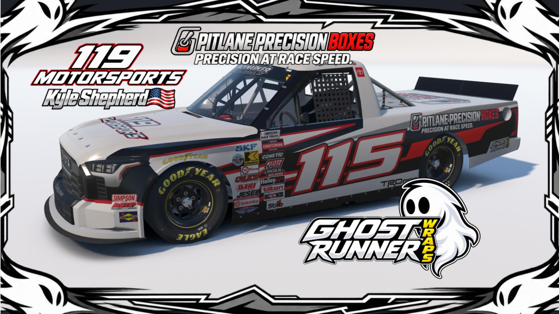 Preview of Kyle Shepard #115 Toyota Tundra by Bryan Crawfords