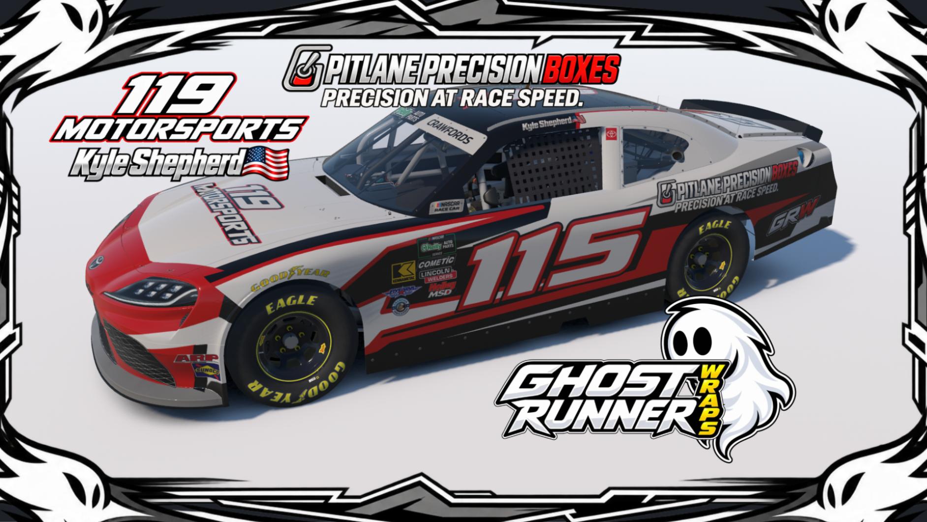 Preview of Kyle Shepard #115 Toyota Supra by Bryan Crawfords