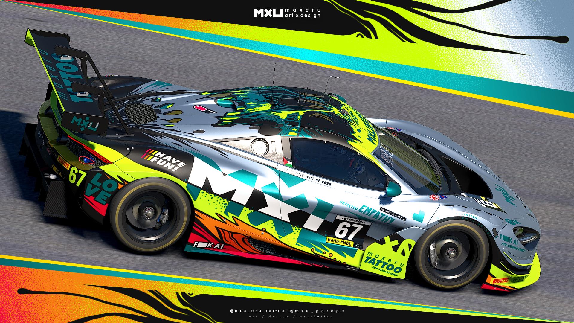 Preview of MXU Entropical Silver - McLaren 720s GT3 EVO by Bryce L.