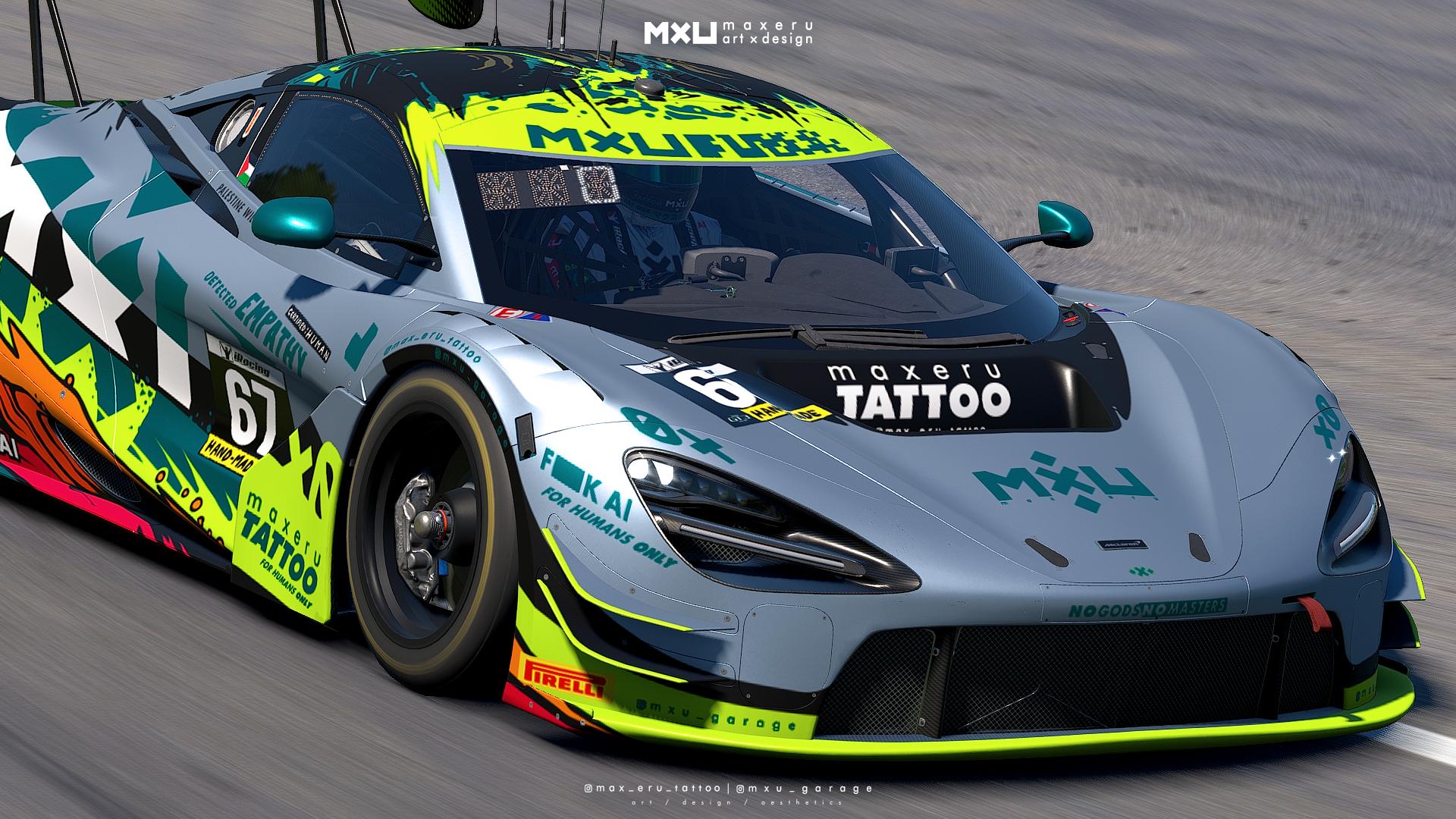 Preview of MXU Entropical Silver - McLaren 720s GT3 EVO by Bryce L.