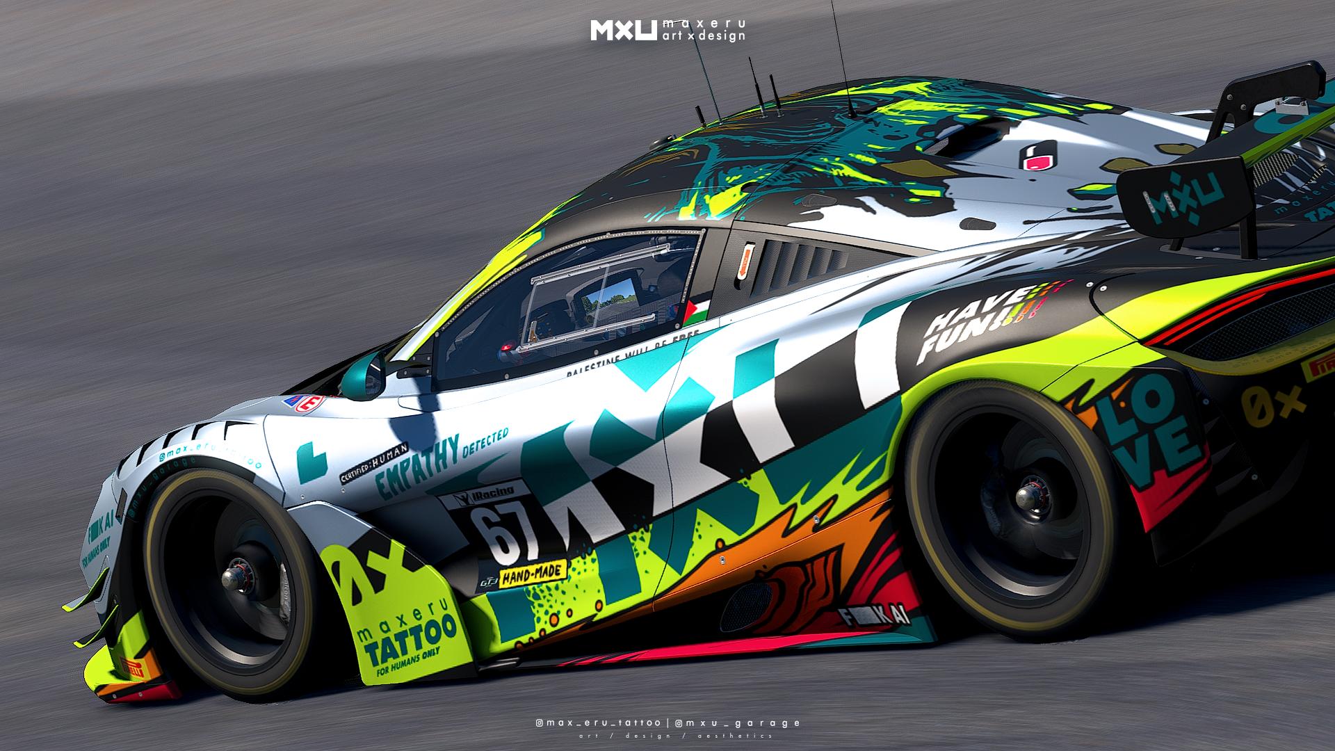 Preview of MXU Entropical Silver - McLaren 720s GT3 EVO by Bryce L.