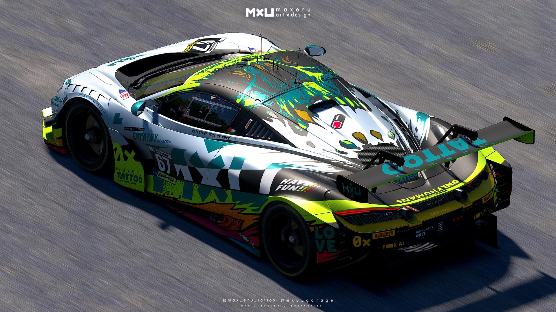 Preview of MXU Entropical Silver - McLaren 720s GT3 EVO by Bryce L.