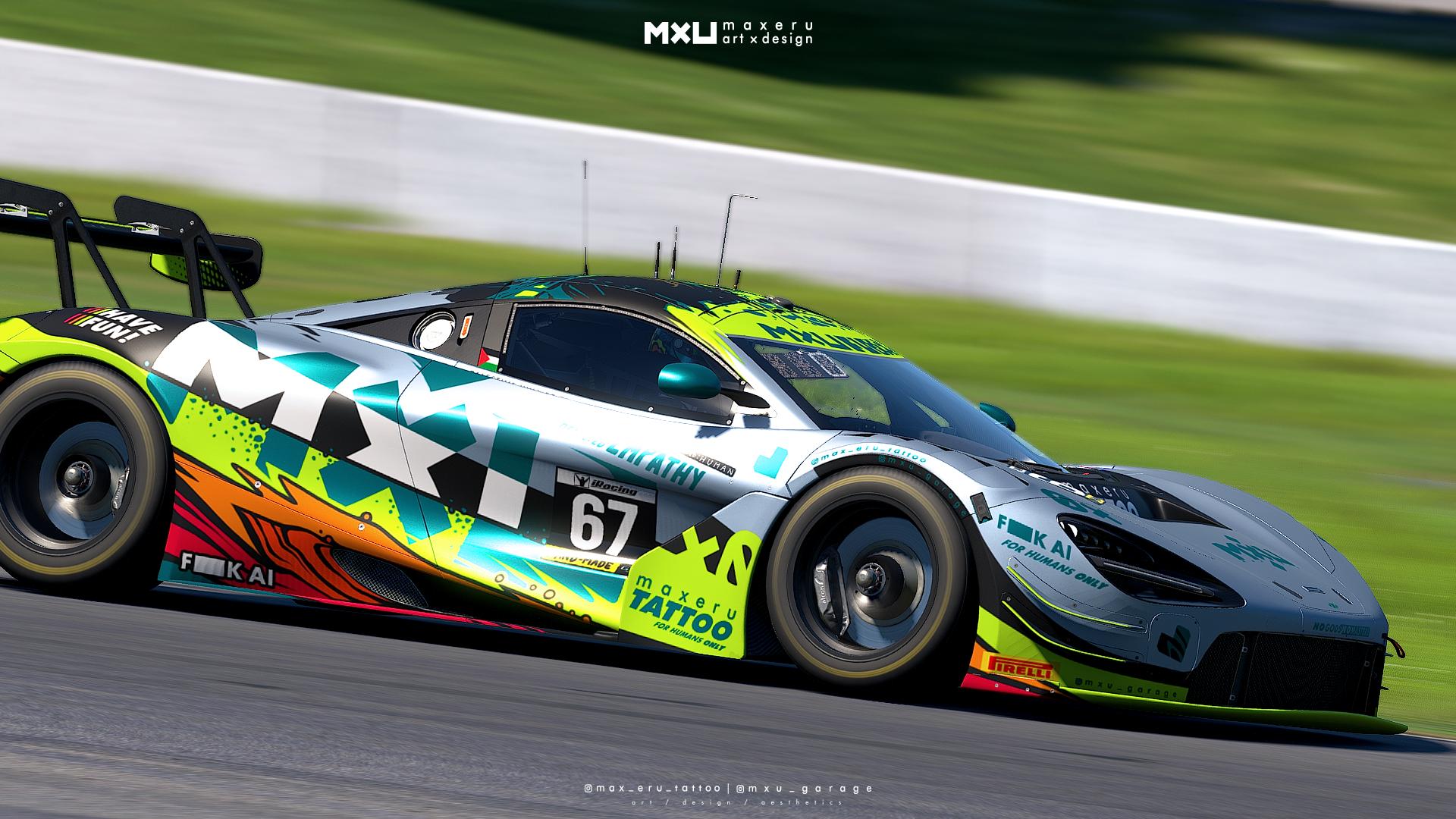 Preview of MXU Entropical Silver - McLaren 720s GT3 EVO by Bryce L.