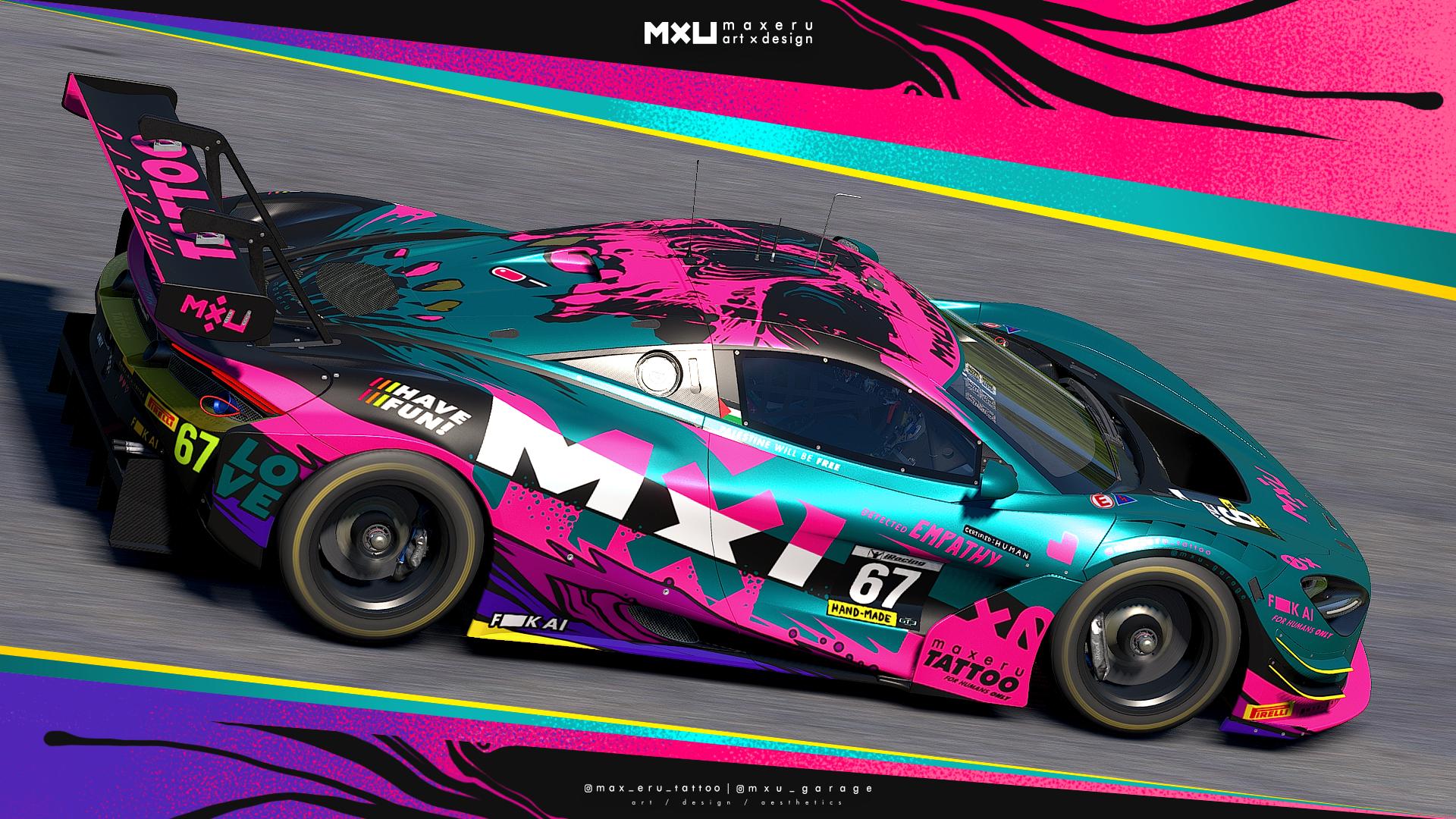 Preview of MXU Entropical Pink - McLaren 720s GT3 EVO by Bryce L.