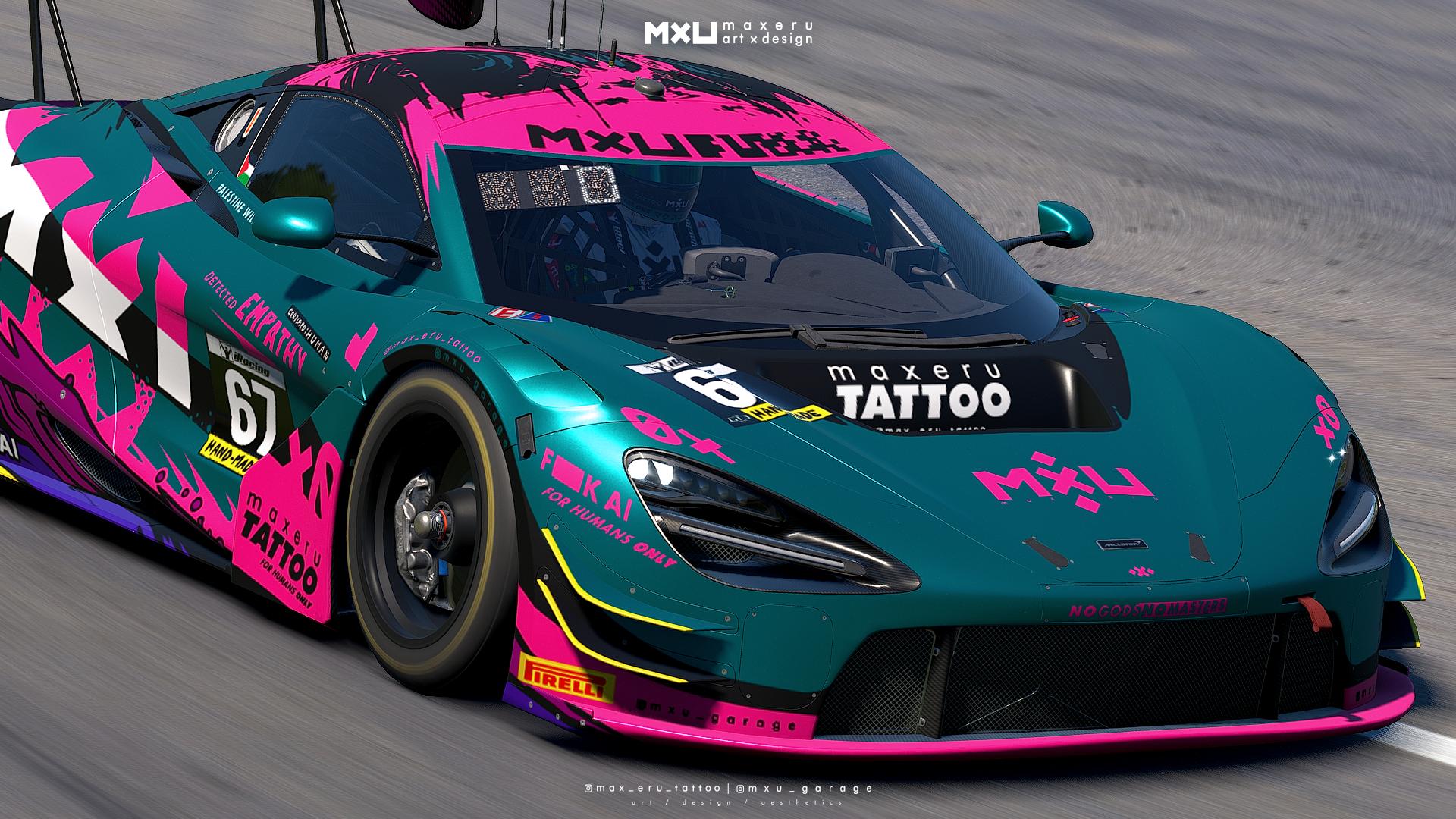 Preview of MXU Entropical Pink - McLaren 720s GT3 EVO by Bryce L.