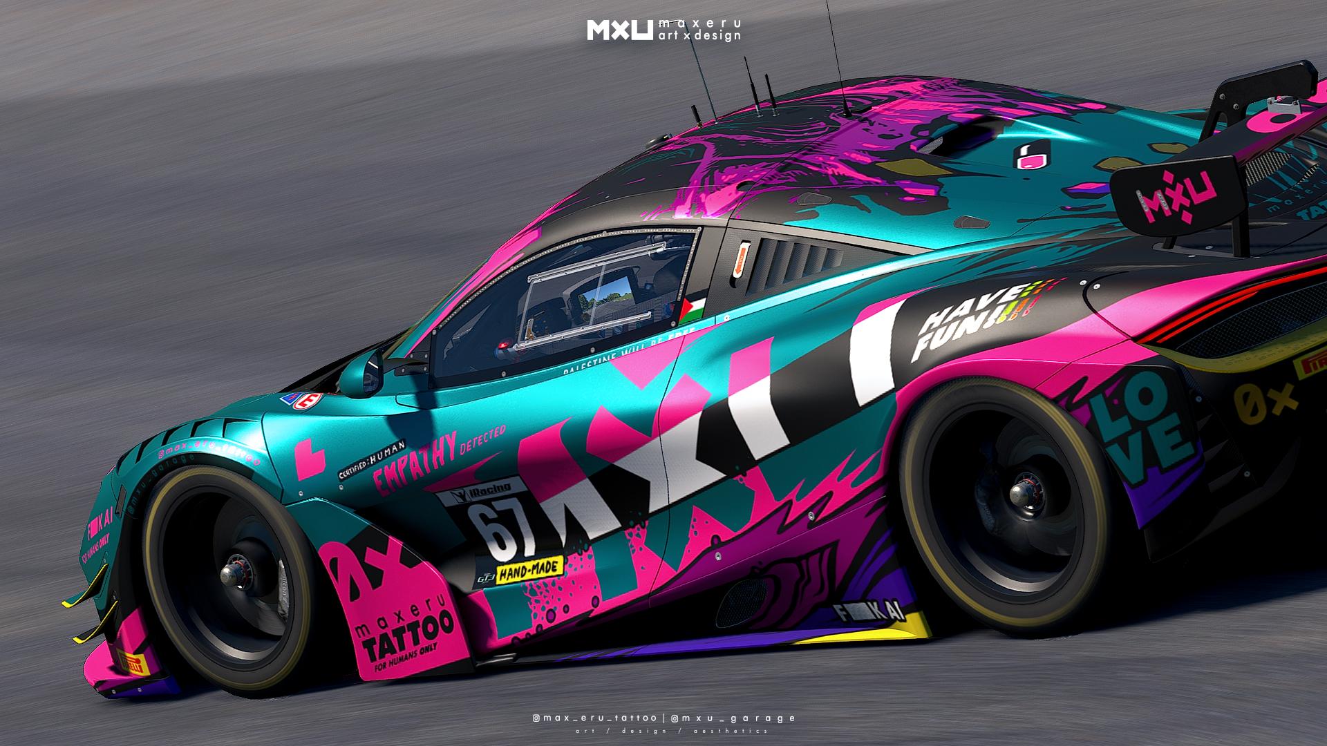 Preview of MXU Entropical Pink - McLaren 720s GT3 EVO by Bryce L.