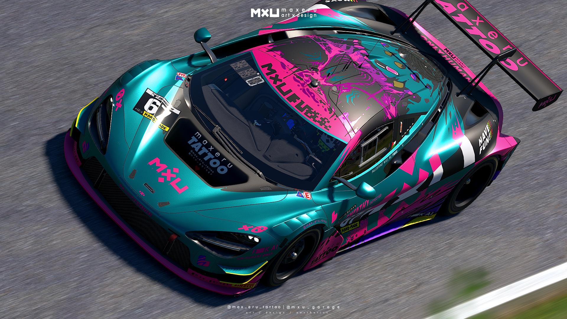 Preview of MXU Entropical Pink - McLaren 720s GT3 EVO by Bryce L.