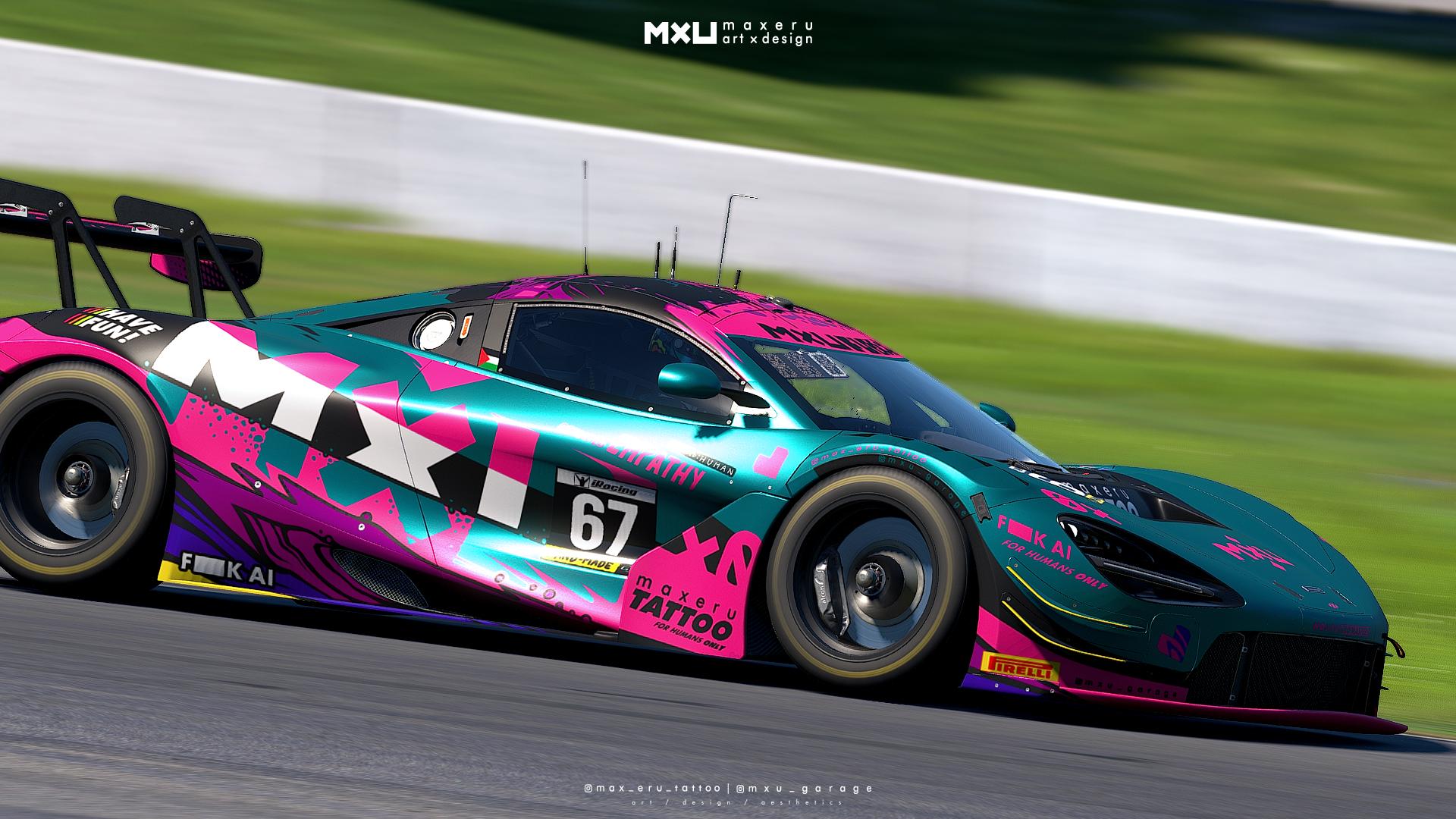 Preview of MXU Entropical Pink - McLaren 720s GT3 EVO by Bryce L.