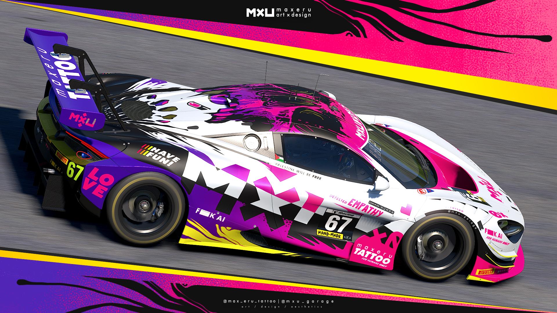 Preview of MXU Entropic PinknPurple - McLaren 720s GT3 EVO by Bryce L.