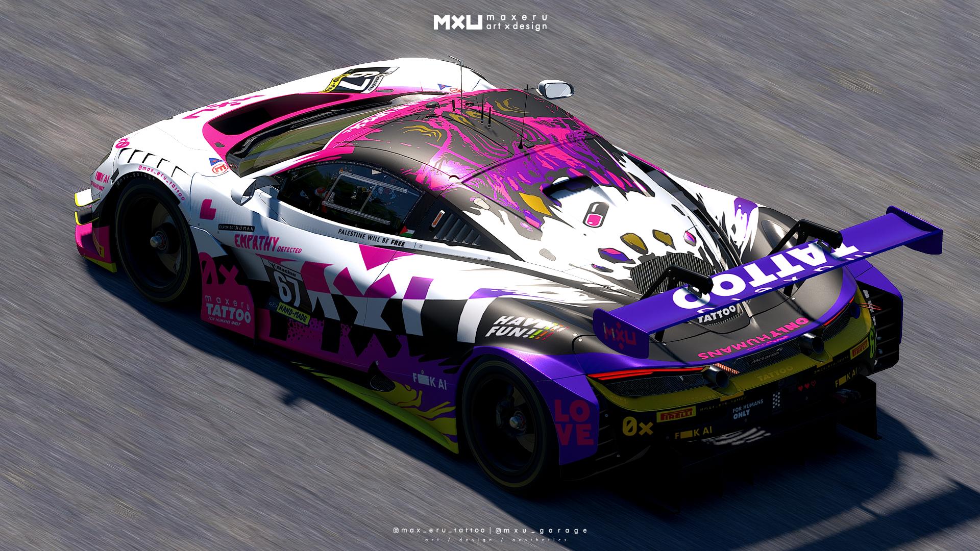 Preview of MXU Entropic PinknPurple - McLaren 720s GT3 EVO by Bryce L.