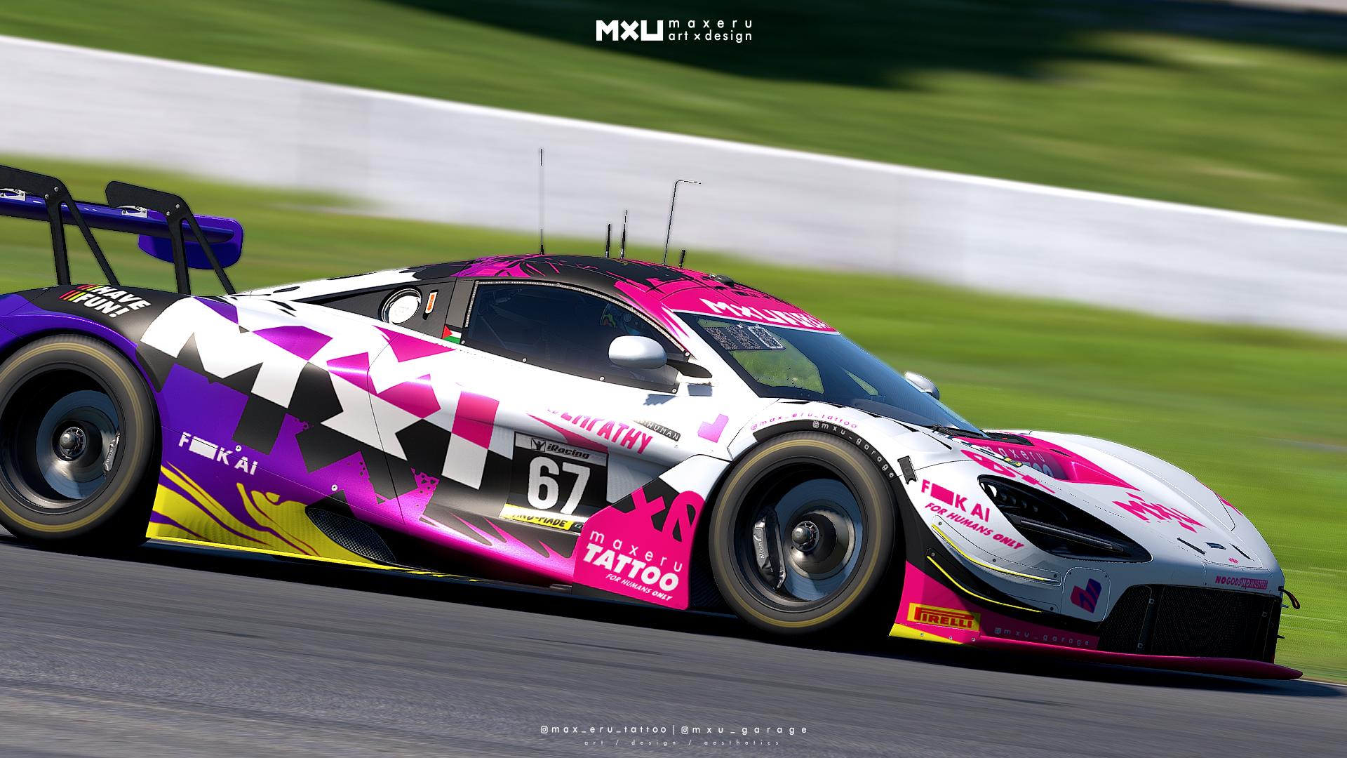 Preview of MXU Entropic PinknPurple - McLaren 720s GT3 EVO by Bryce L.