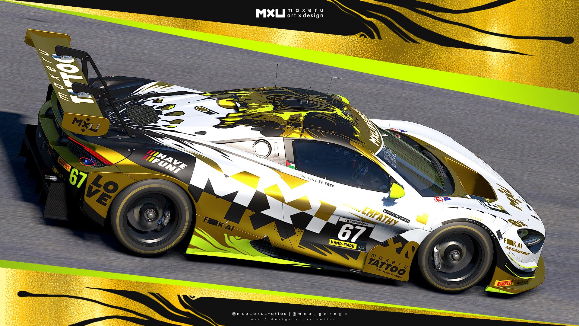 Preview of MXU Entropic Gold - McLaren 720s GT3 EVO by Bryce L.