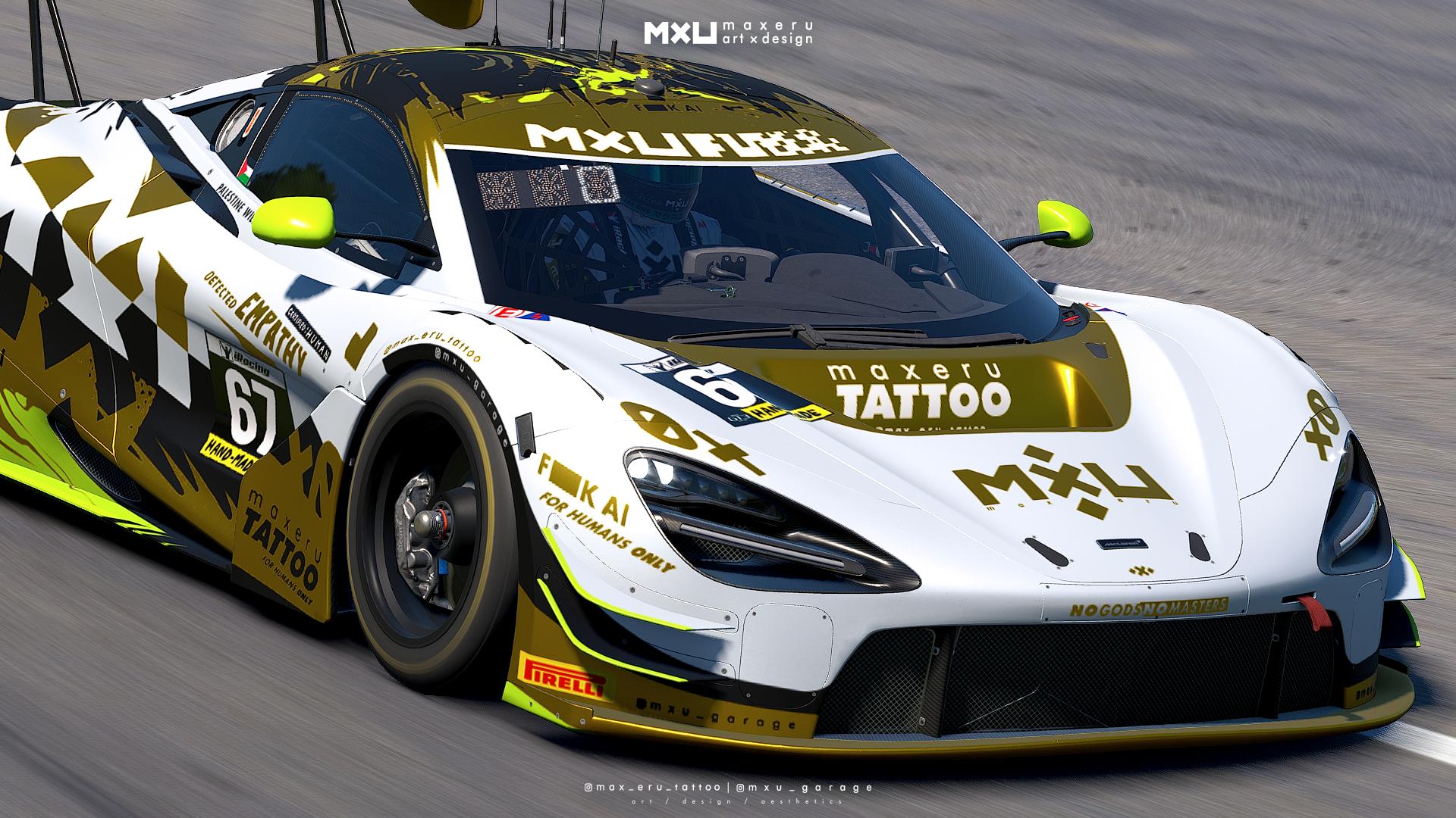 Preview of MXU Entropic Gold - McLaren 720s GT3 EVO by Bryce L.