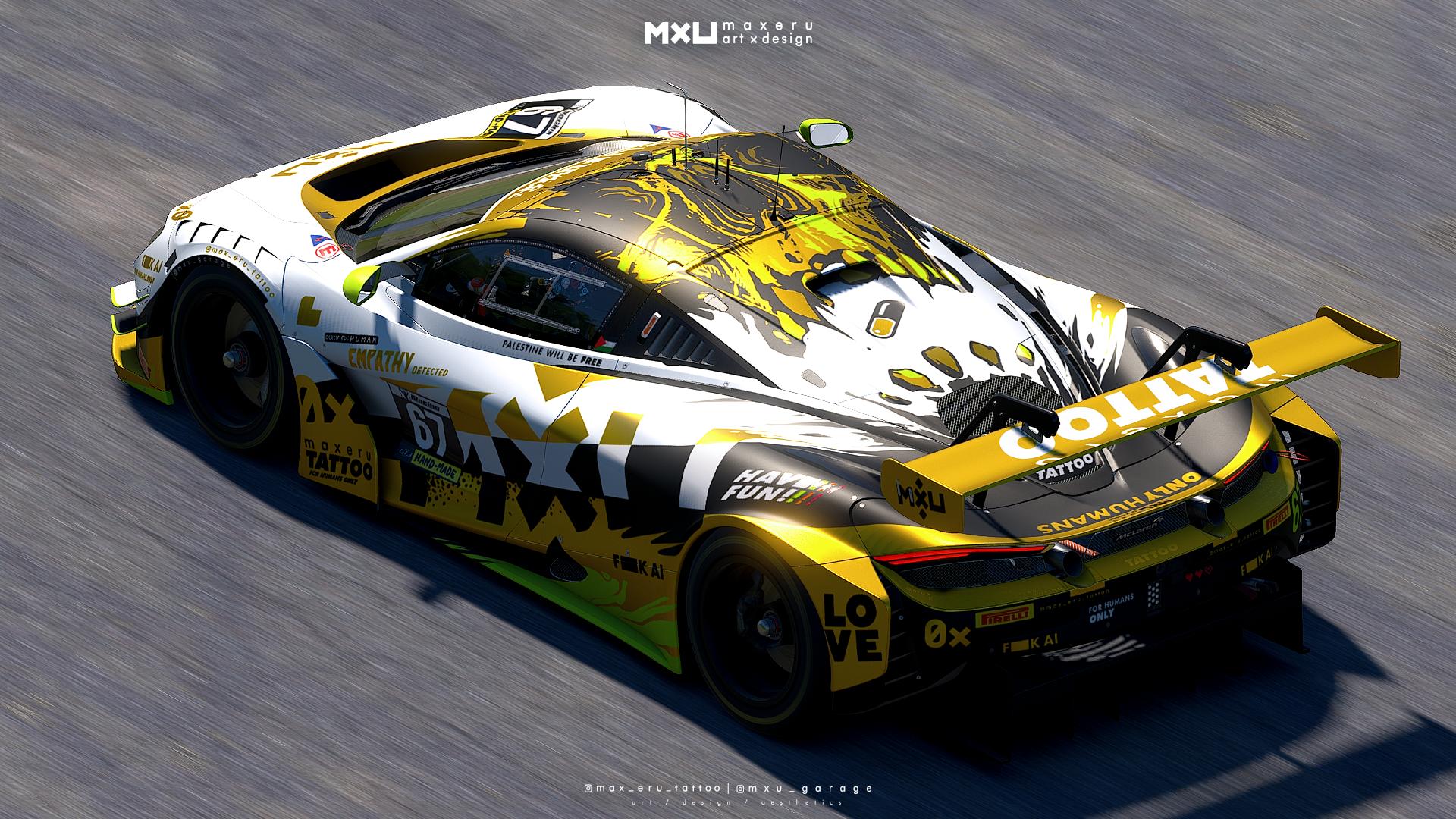 Preview of MXU Entropic Gold - McLaren 720s GT3 EVO by Bryce L.