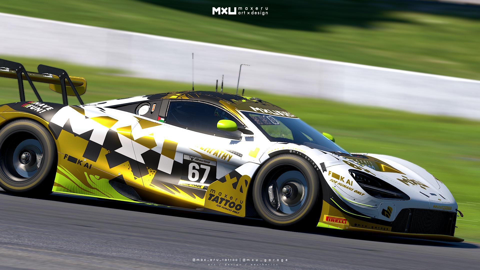 Preview of MXU Entropic Gold - McLaren 720s GT3 EVO by Bryce L.