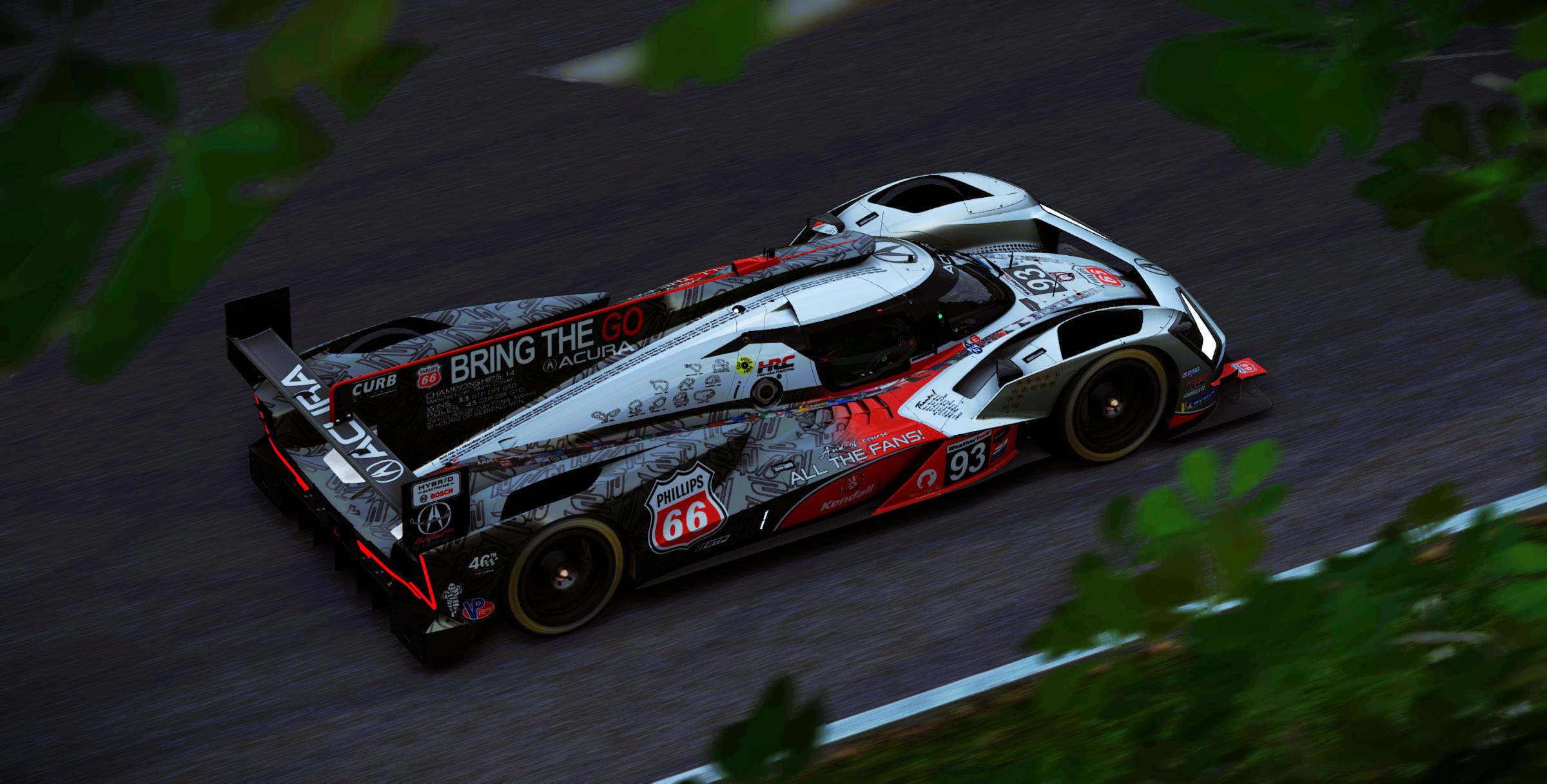 Preview of Meyer Shank Racing #93 Acura ARX-06 2026 IMSA Throwback Livery by Samuel J Ball