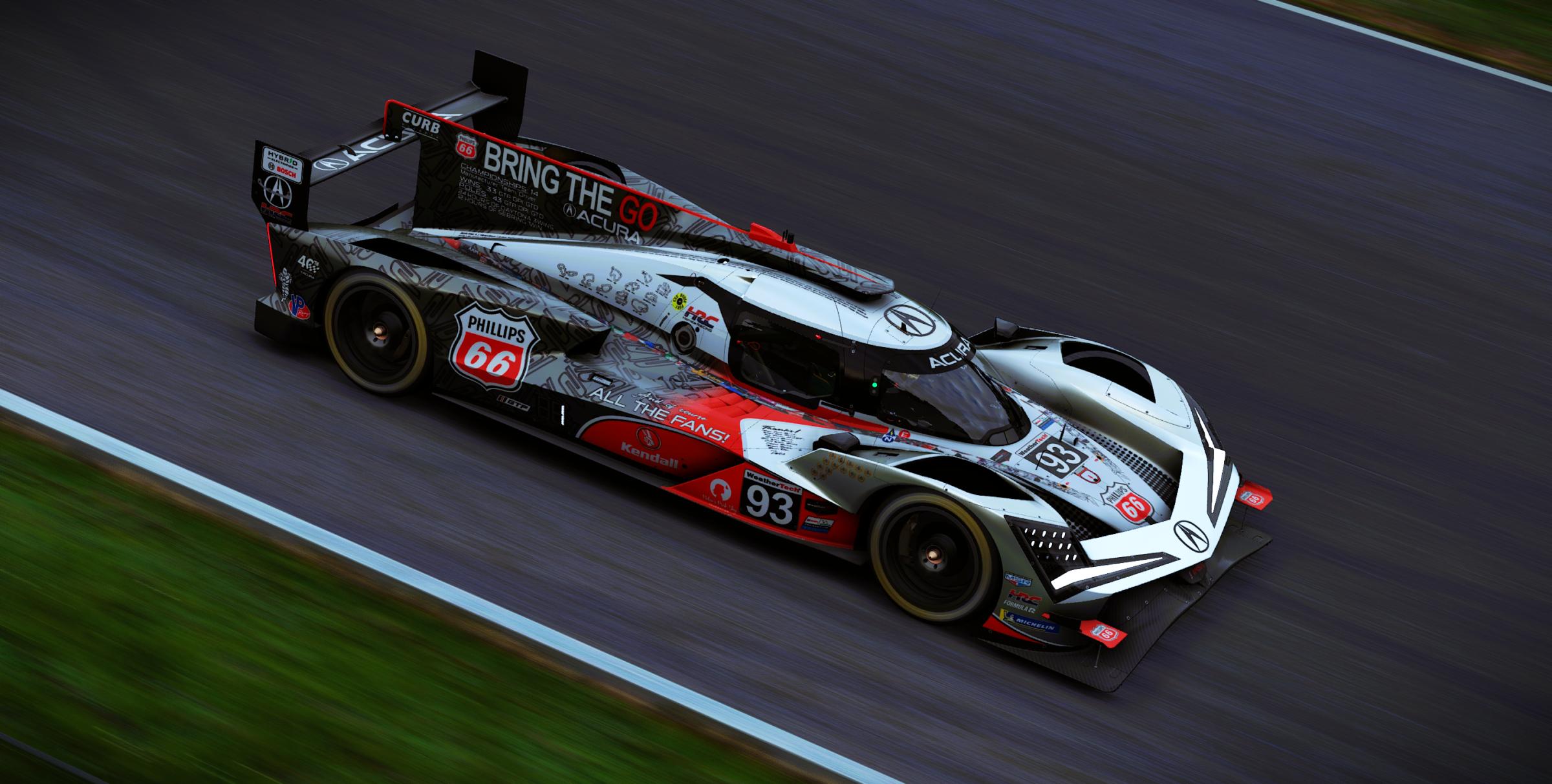 Preview of Meyer Shank Racing #93 Acura ARX-06 2026 IMSA Throwback Livery by Samuel J Ball