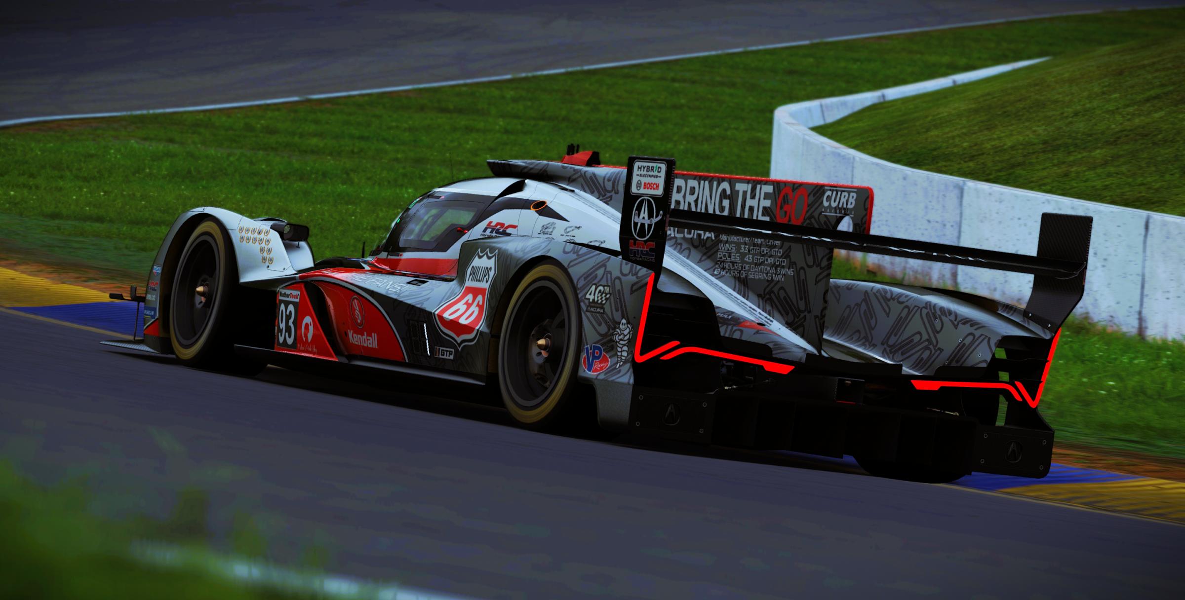 Preview of Meyer Shank Racing #93 Acura ARX-06 2026 IMSA Throwback Livery by Samuel J Ball