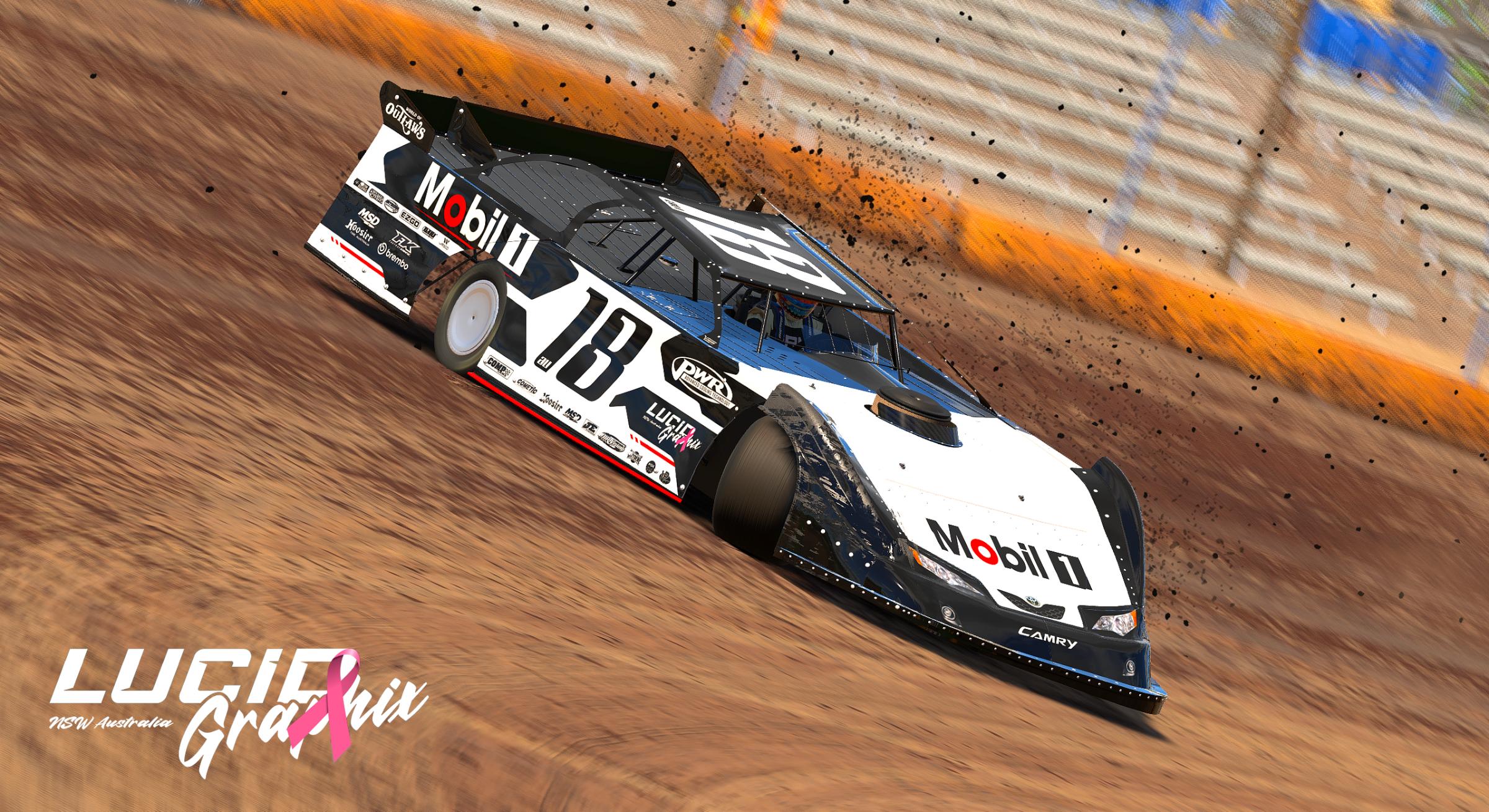 Preview of Lucid Graphix Dirt late Model Mobil 1 Concept by Jacob Freeman