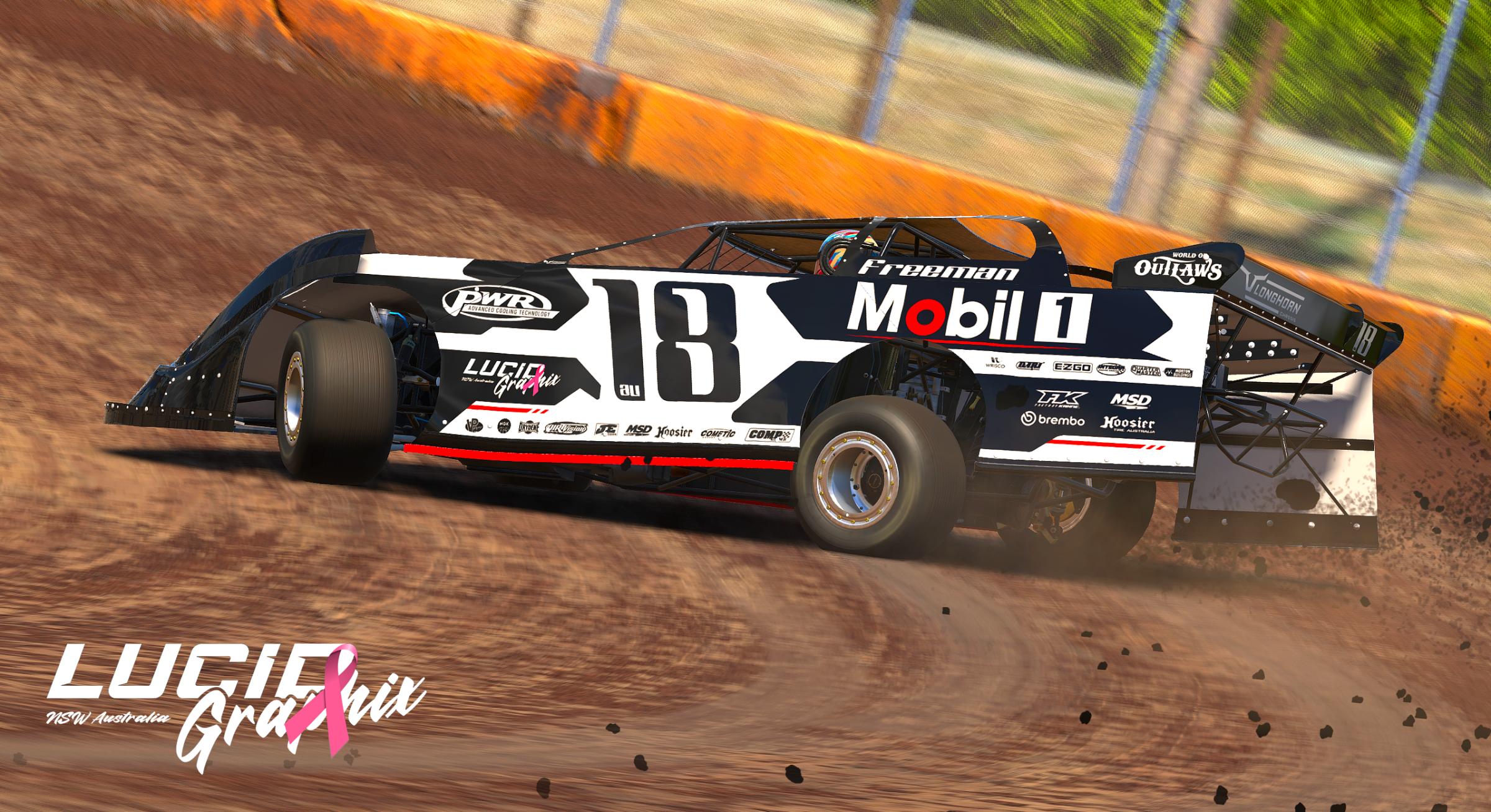 Preview of Lucid Graphix Dirt late Model Mobil 1 Concept by Jacob Freeman