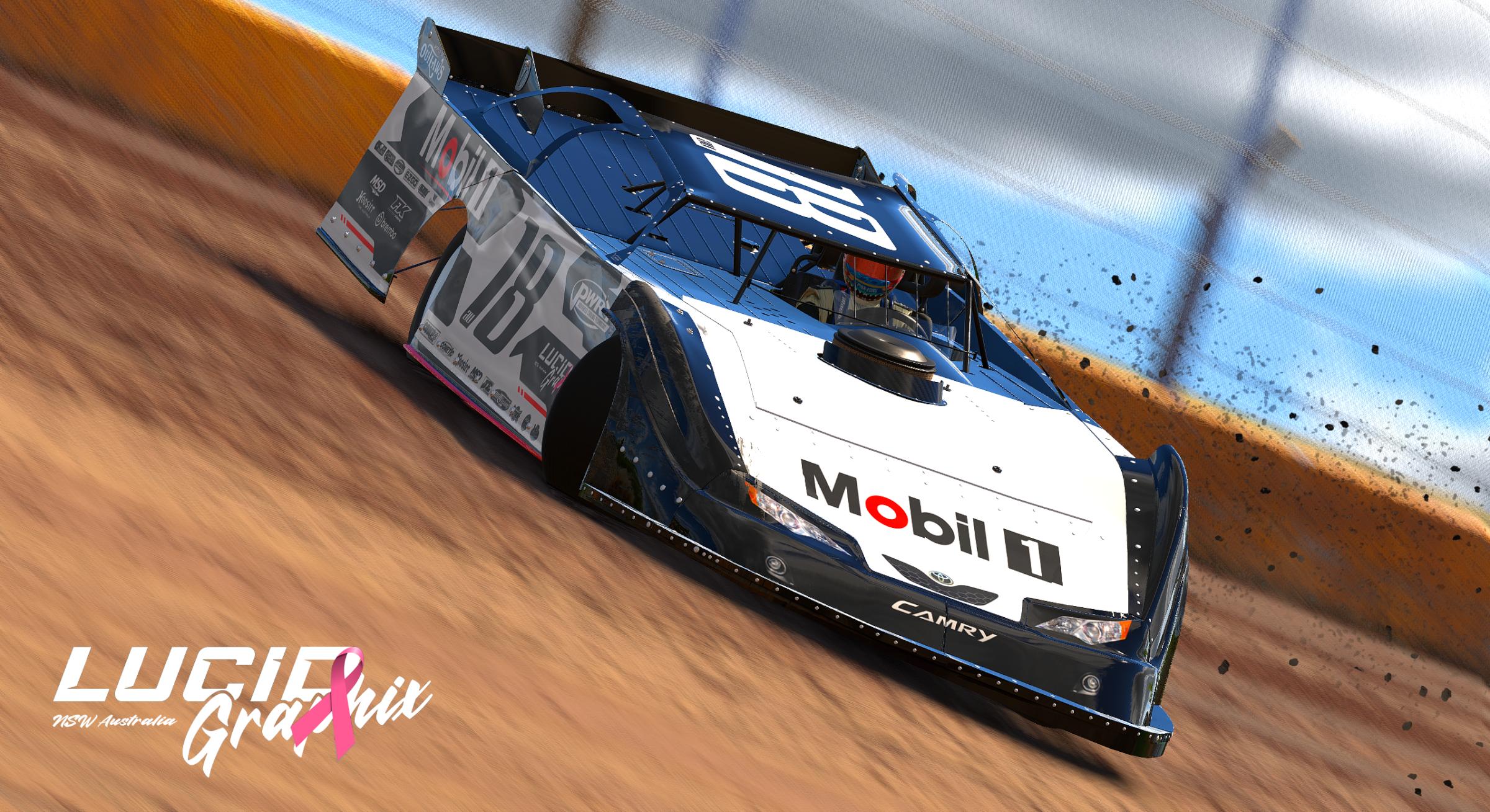 Preview of Lucid Graphix Dirt late Model Mobil 1 Concept by Jacob Freeman