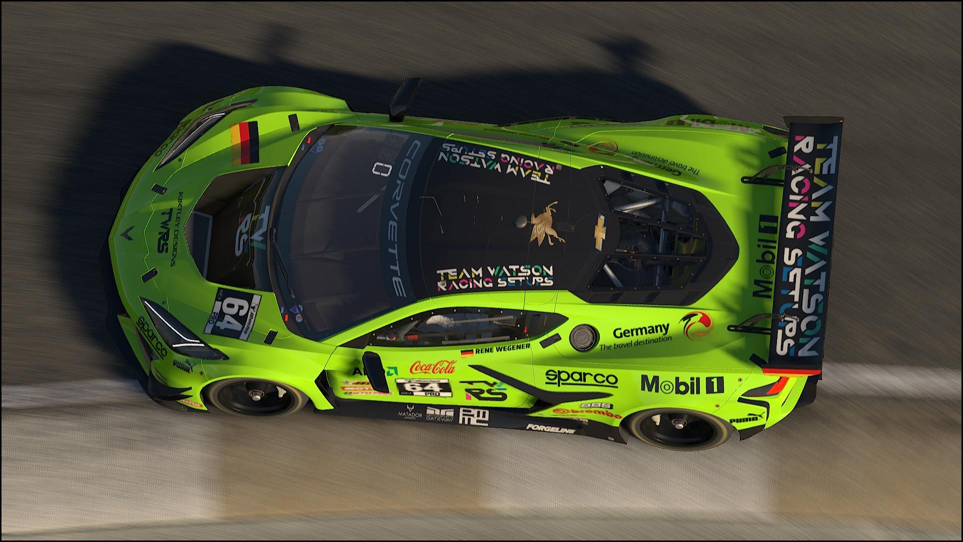 Preview of Rene Wegener Z06 GT3.R by Robbie Kirtley