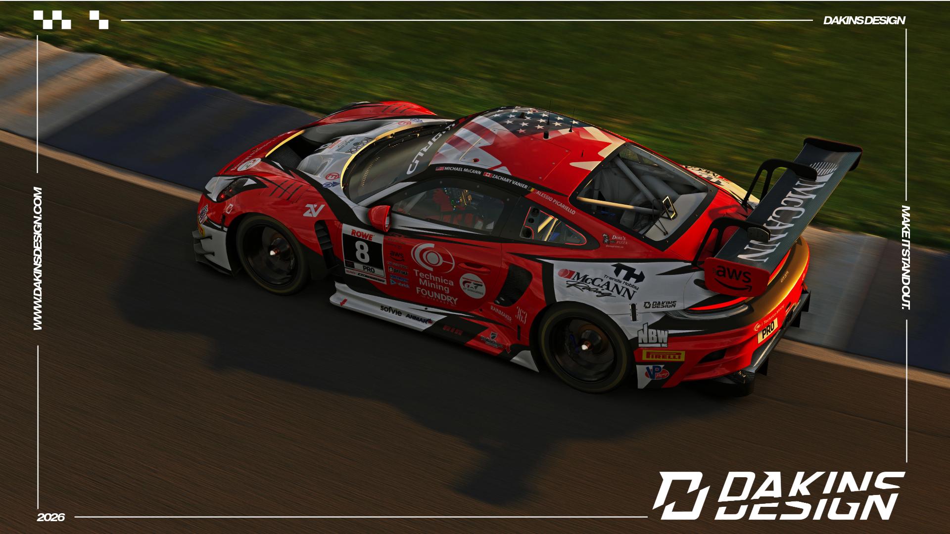 Preview of OFFICIAL McCann Racing x Technica Mining Porsche 911 992.2 GT3-R GT World Challenge America/ICGTC Indy 8 Hour PRO by Jason Dakins