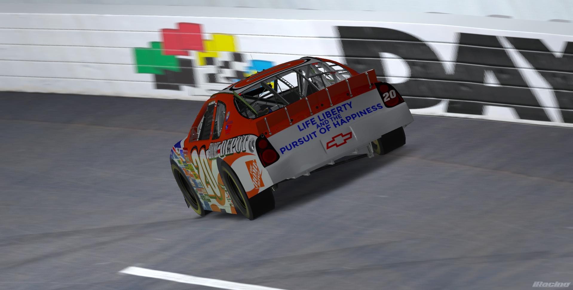 Preview of Tony Stewart 2003 patriotic July 4th scheme ss by Gavin V McDonald