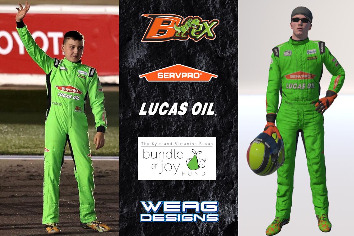 Preview of Brexton Busch SERVPRO Firesuit by Wes Gallo