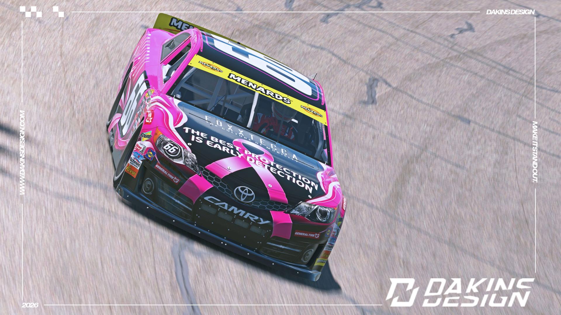 Preview of OFFICIAL #66 Foxxtecca x MBM Motorsports Dystany Spurlock ARCA Menards Toyota Camry - Phoenix by Jason Dakins