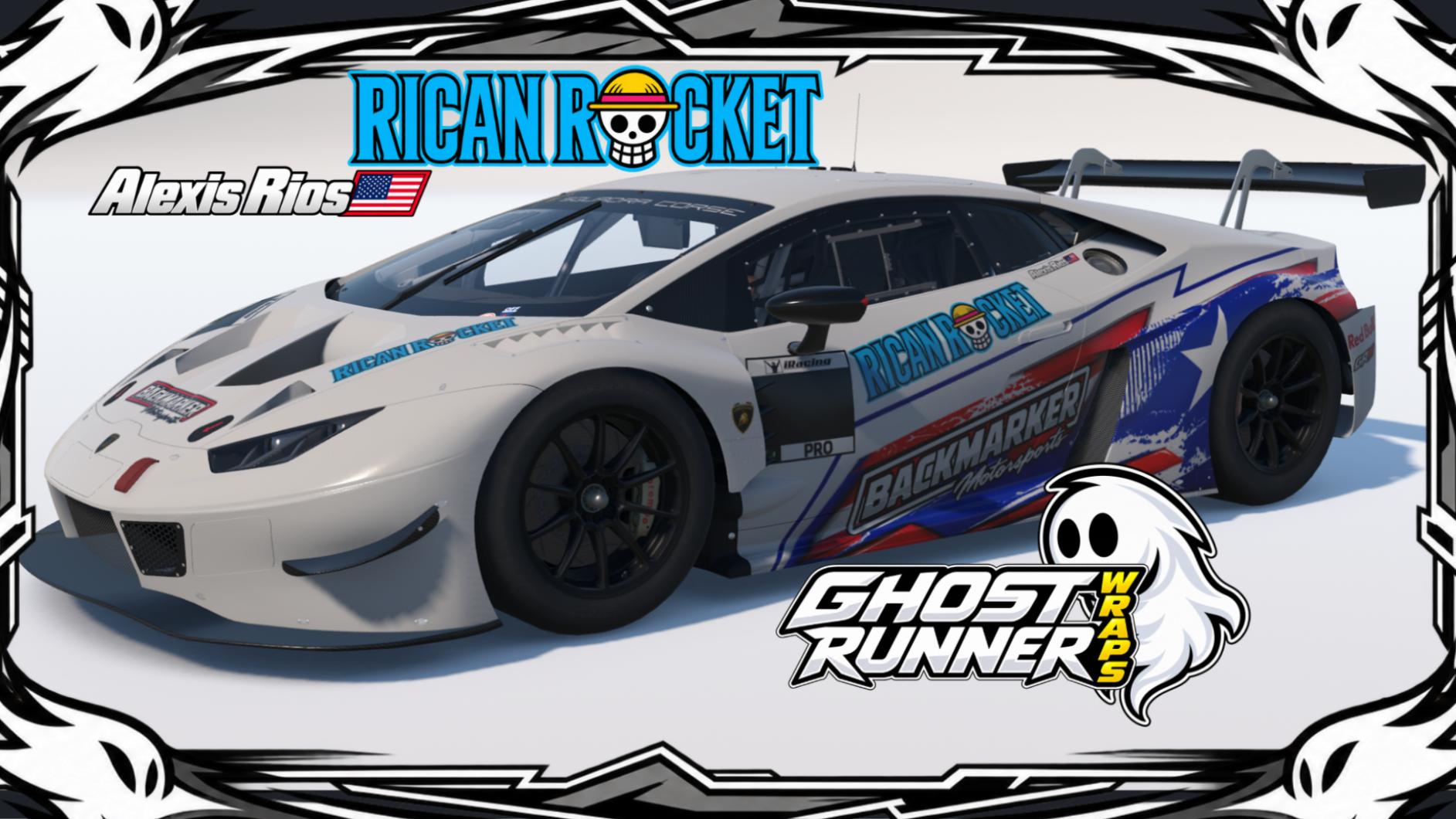 Preview of Alexis Rios Backmarker Motorsports Lambo by Bryan Crawfords
