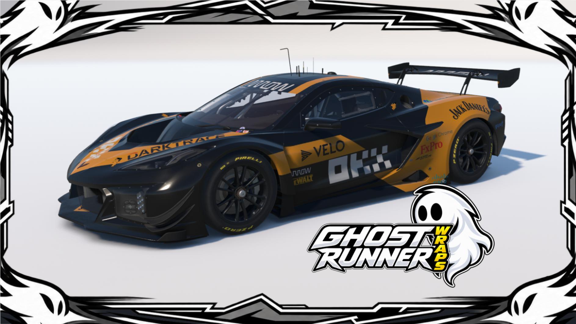 Preview of McLaren f1 inspired GT3 Corvette Free by Bryan Crawfords