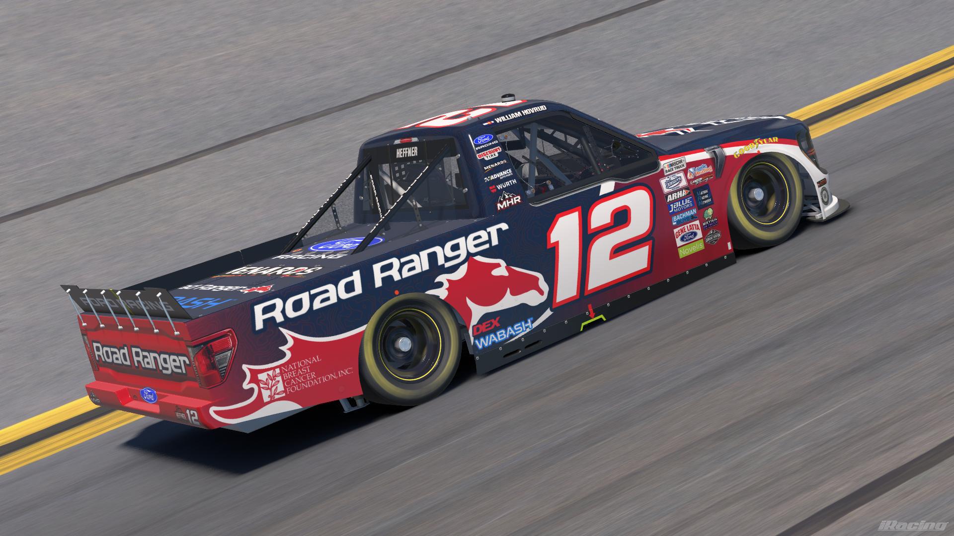 Preview of Road Ranger #12 Ford F150 for William Hovrud by Sam Heffner