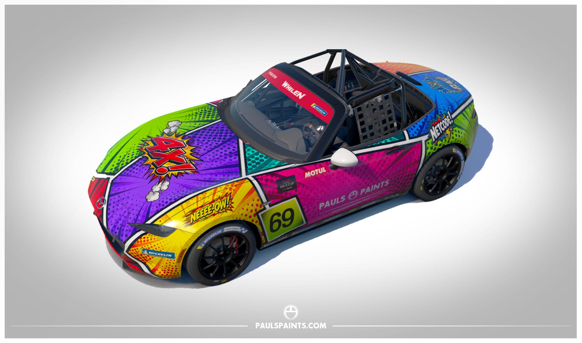 Preview of Comic Book Mazda MX5 by Paul R Chaloner