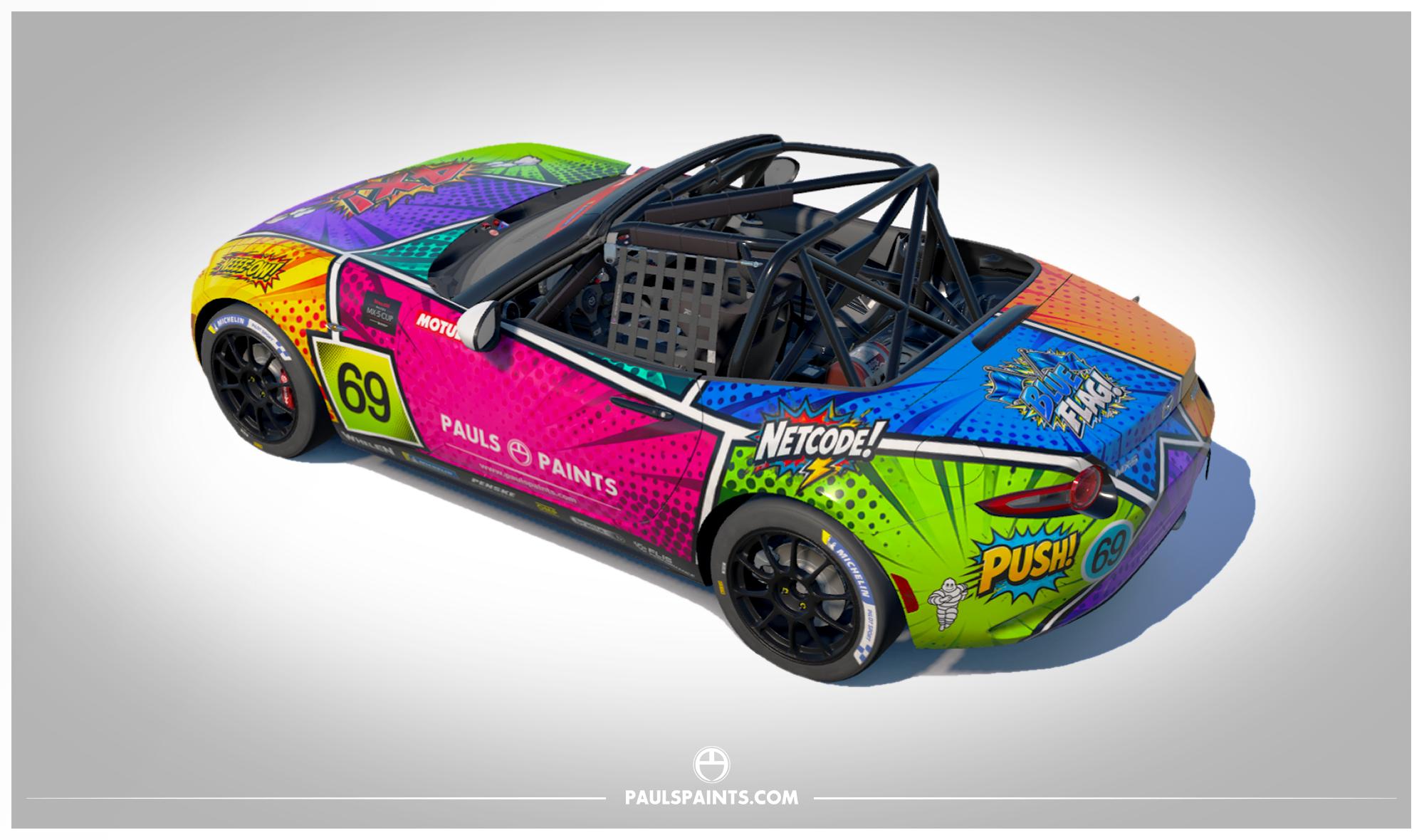 Preview of Comic Book Mazda MX5 by Paul R Chaloner