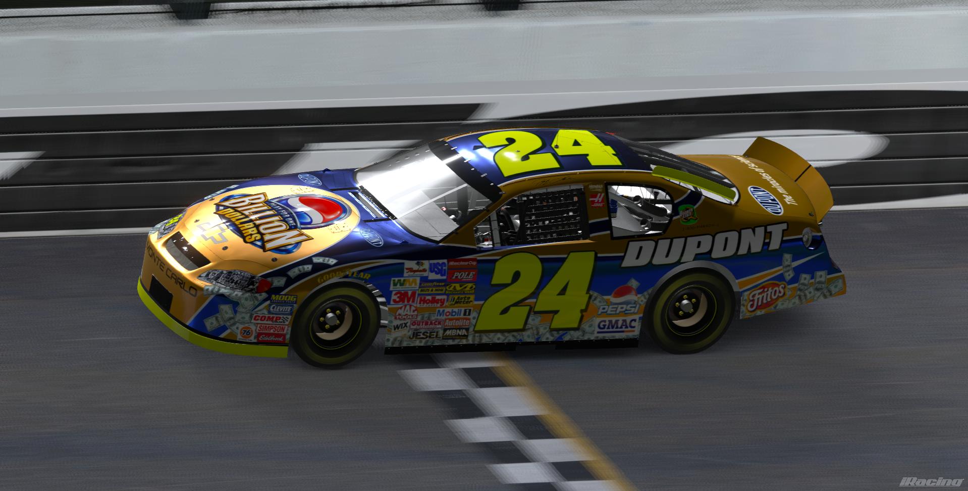 Preview of Jeff Gordon 2003 Pepsi billion dollars scheme ss by Gavin V McDonald