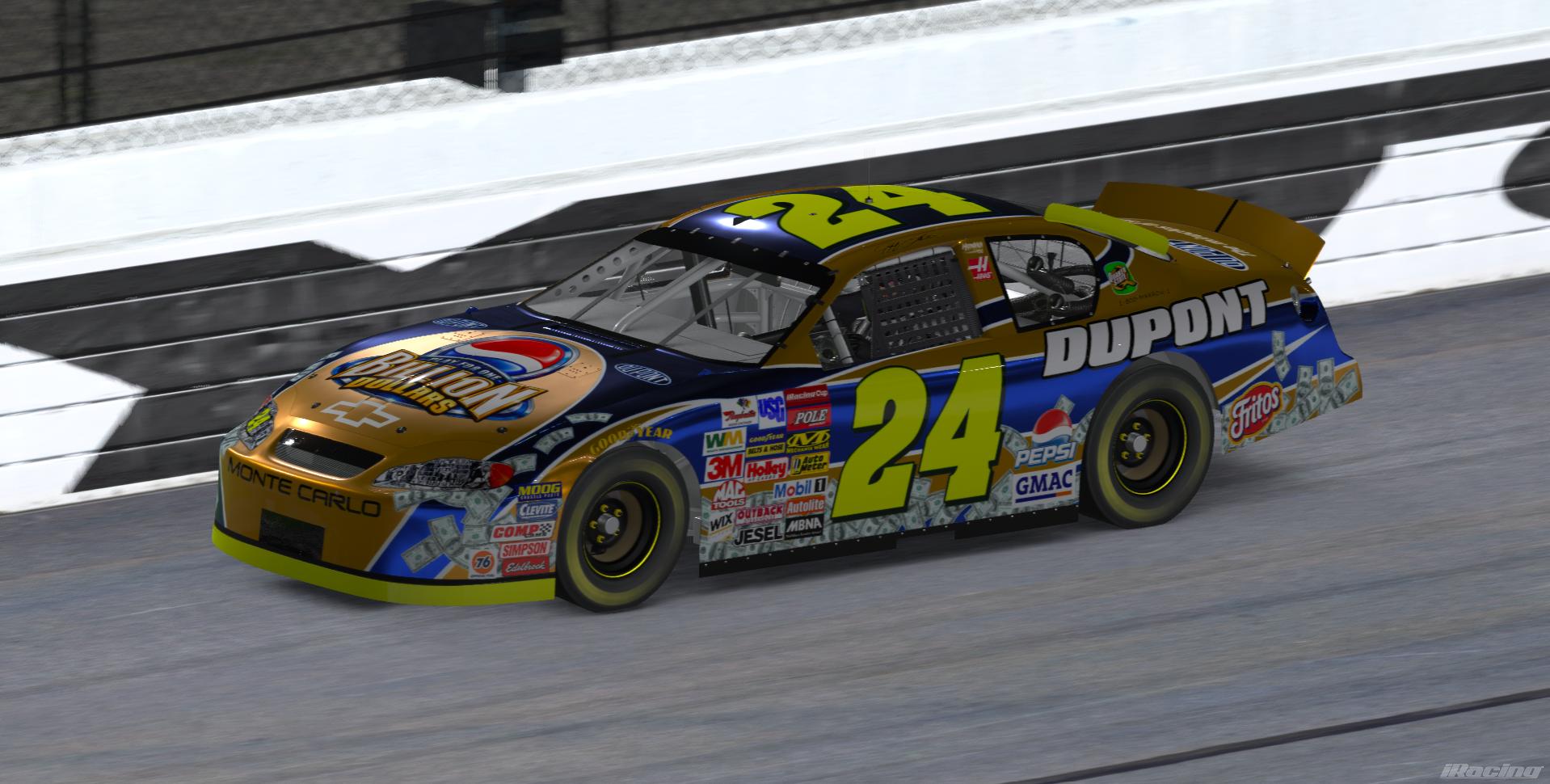 Preview of Jeff Gordon 2003 Pepsi billion dollars scheme ss NO number by Gavin V McDonald