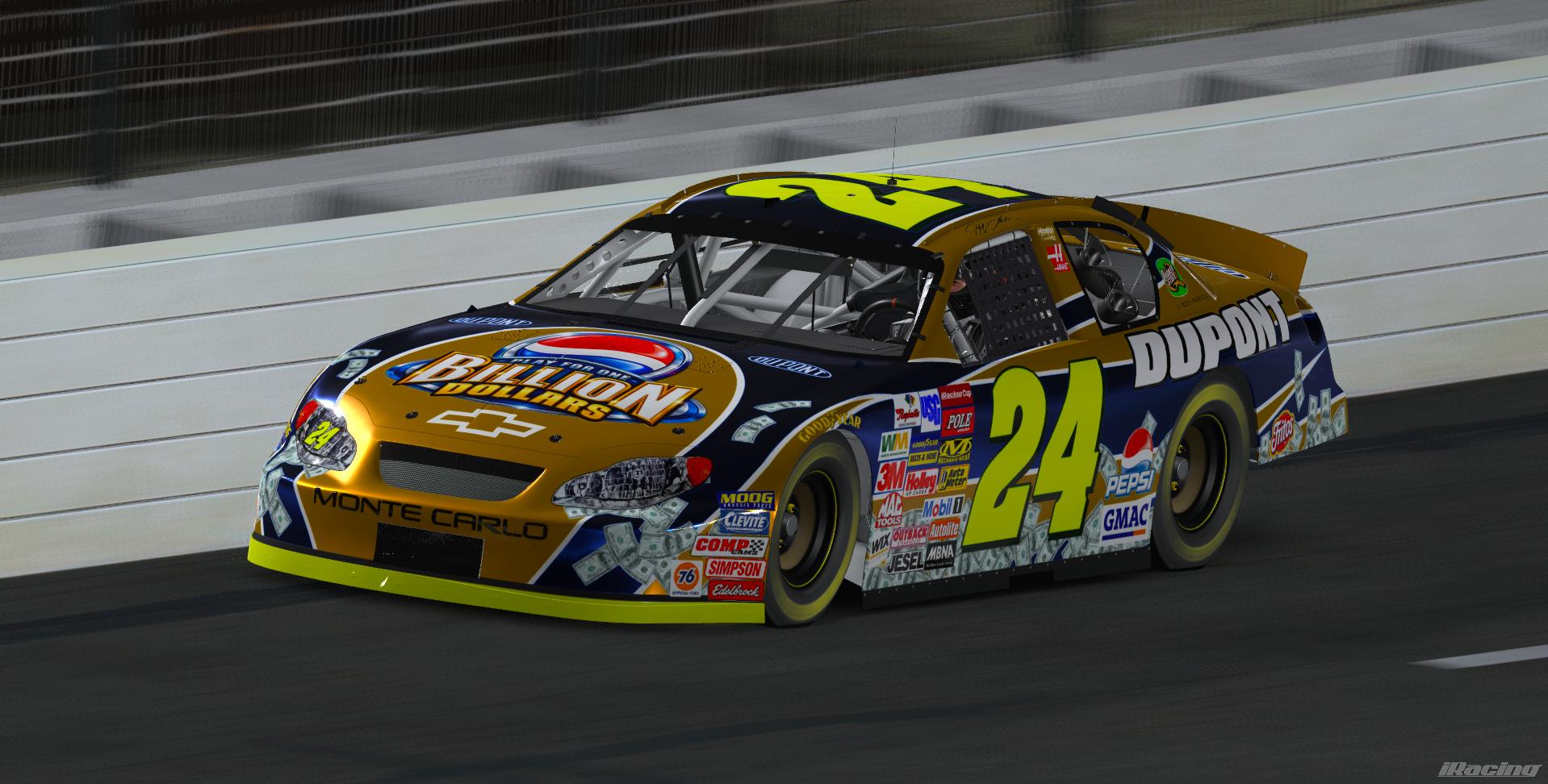 Preview of Jeff Gordon 2003 Pepsi billion dollars scheme by Gavin V McDonald