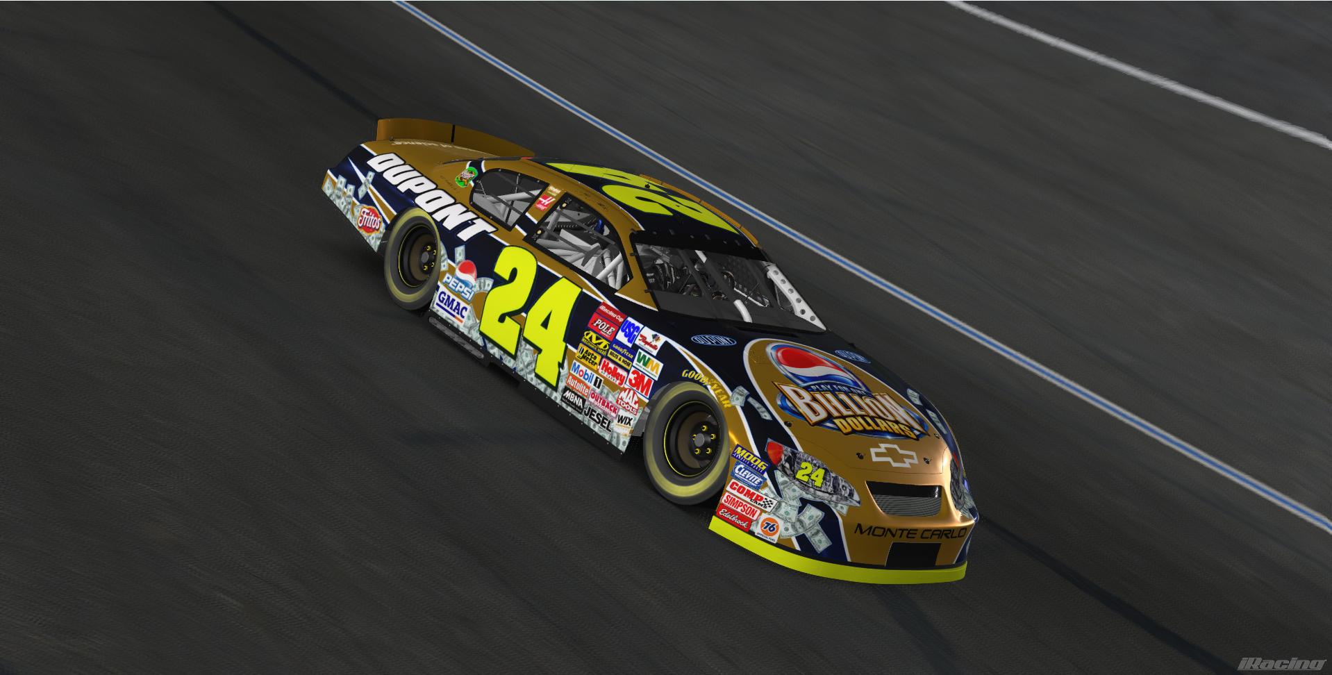 Preview of Jeff Gordon 2003 Pepsi billion dollars scheme NO number by Gavin V McDonald