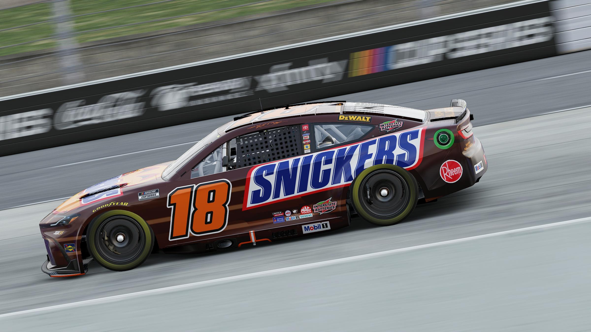 Preview of Kyle Busch 2026 Snickers Halloween Cup Camry (Custom Numbers) by Aledam Contreras