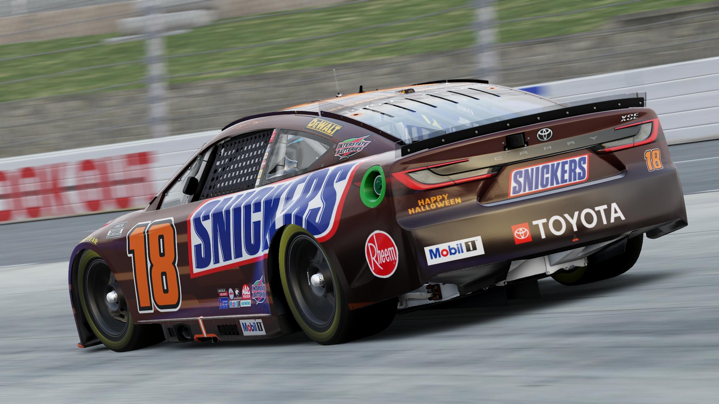 Preview of Kyle Busch 2026 Snickers Halloween Cup Camry (No Numbers) by Aledam Contreras