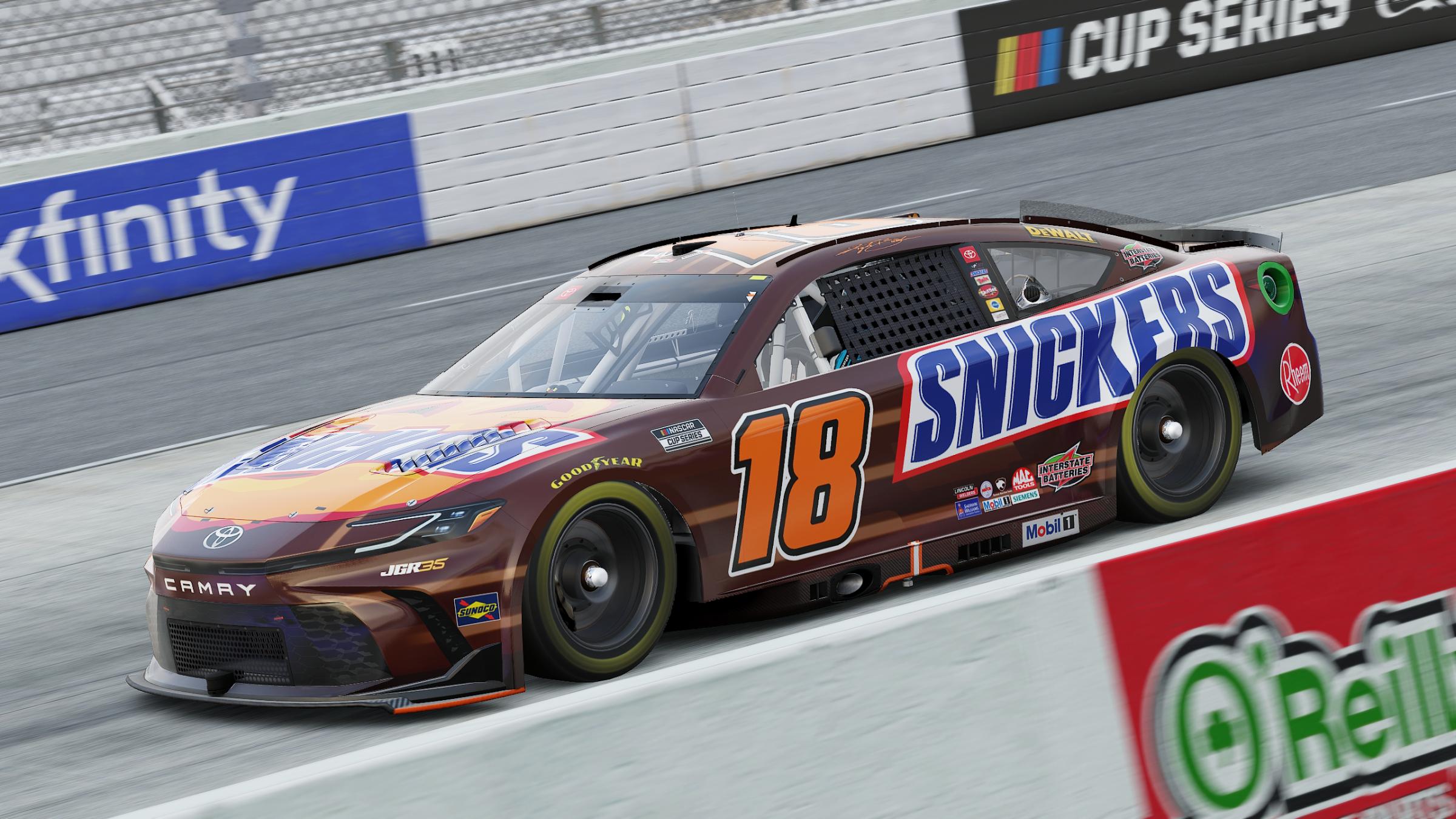 Preview of Kyle Busch 2026 Snickers Halloween Cup Camry (No Numbers) by Aledam Contreras
